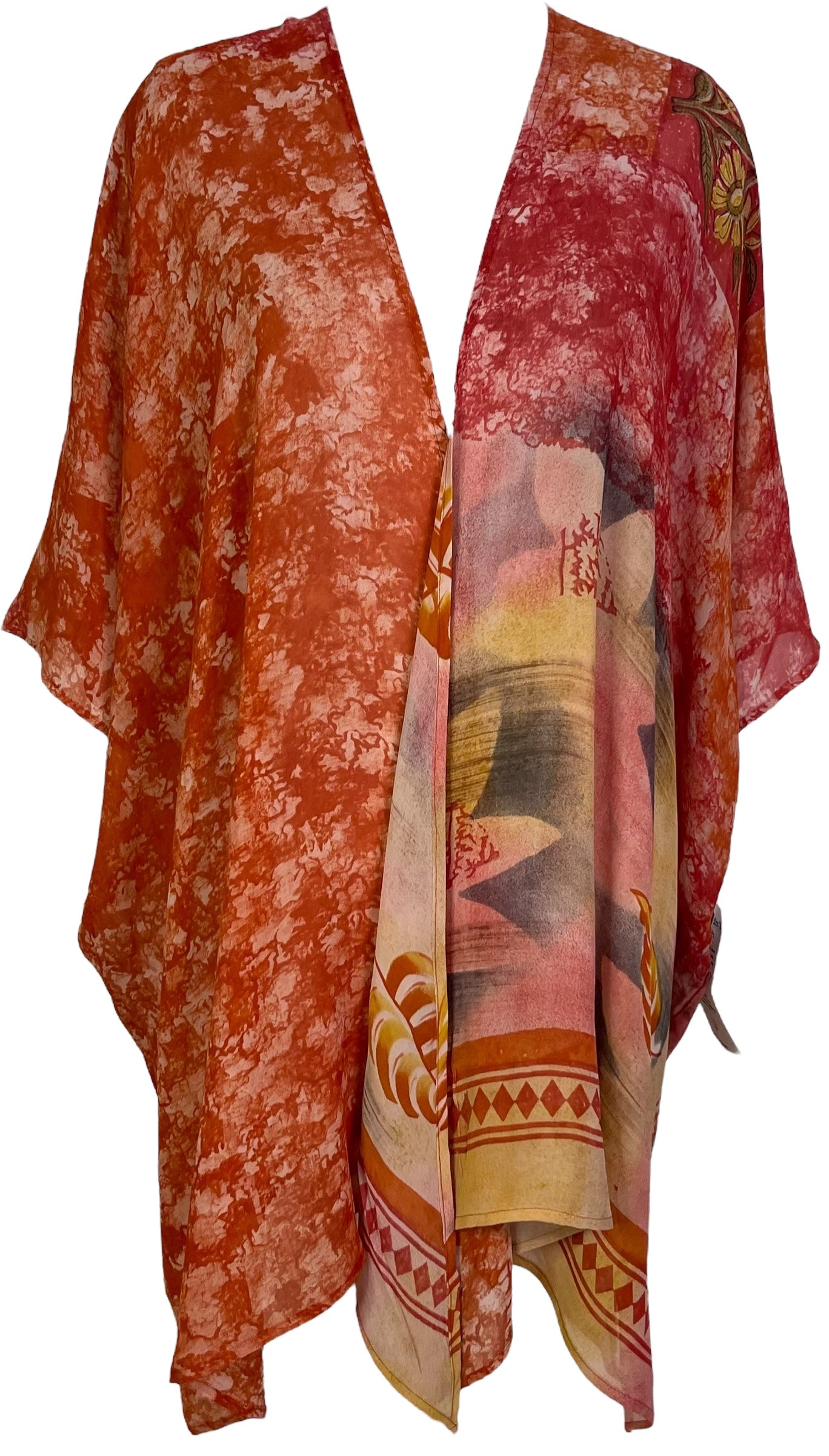 PRG7258 Sheer Avatar Pure Silk Cardigan