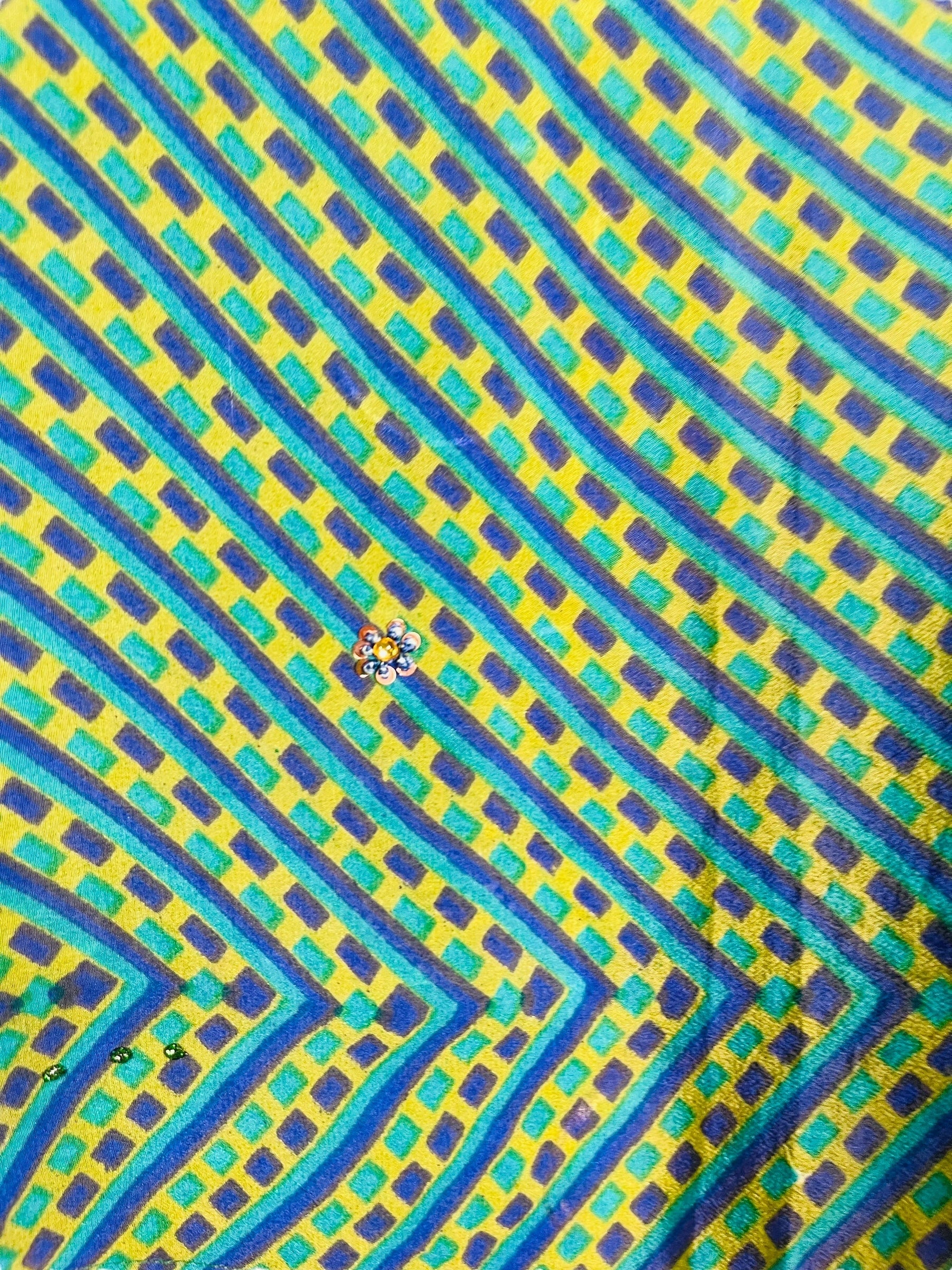 PRC6571 Avatar Pure Silk Kimono-Sleeved Top