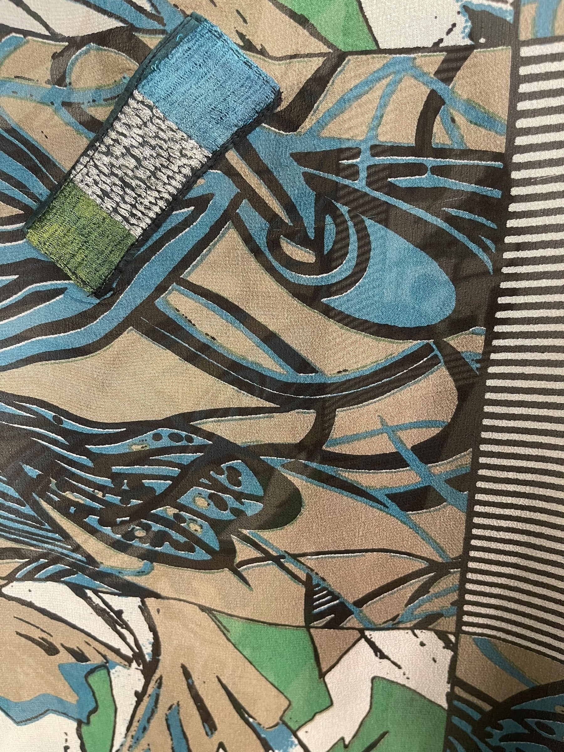 PREVIEW PRG8431 Sheer  Avatar Pure Silk Short Kaftan Tunic with Slits by FEBRUARY2026 – Handmade ethical Short Kaftan from sariKNOTsari using upcycled silk. Designed in Canada for travel and slow fashion, loved from Toronto to LA to Sydney.