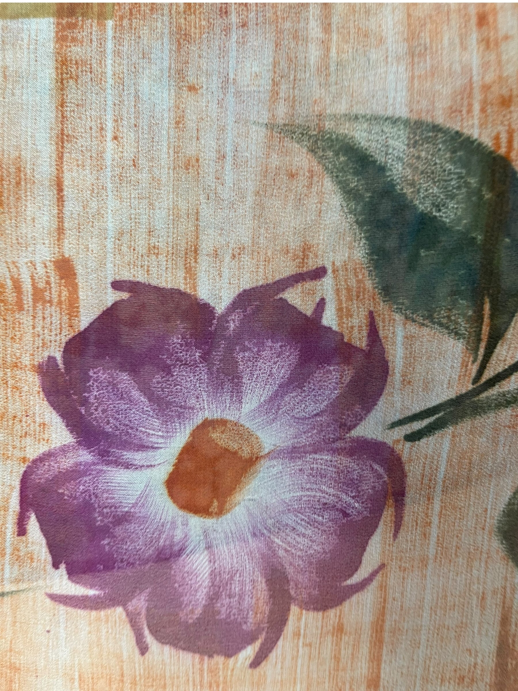 SUTTLES PRG7050 Sheer Avatar Pure Silk Capelet Poncho