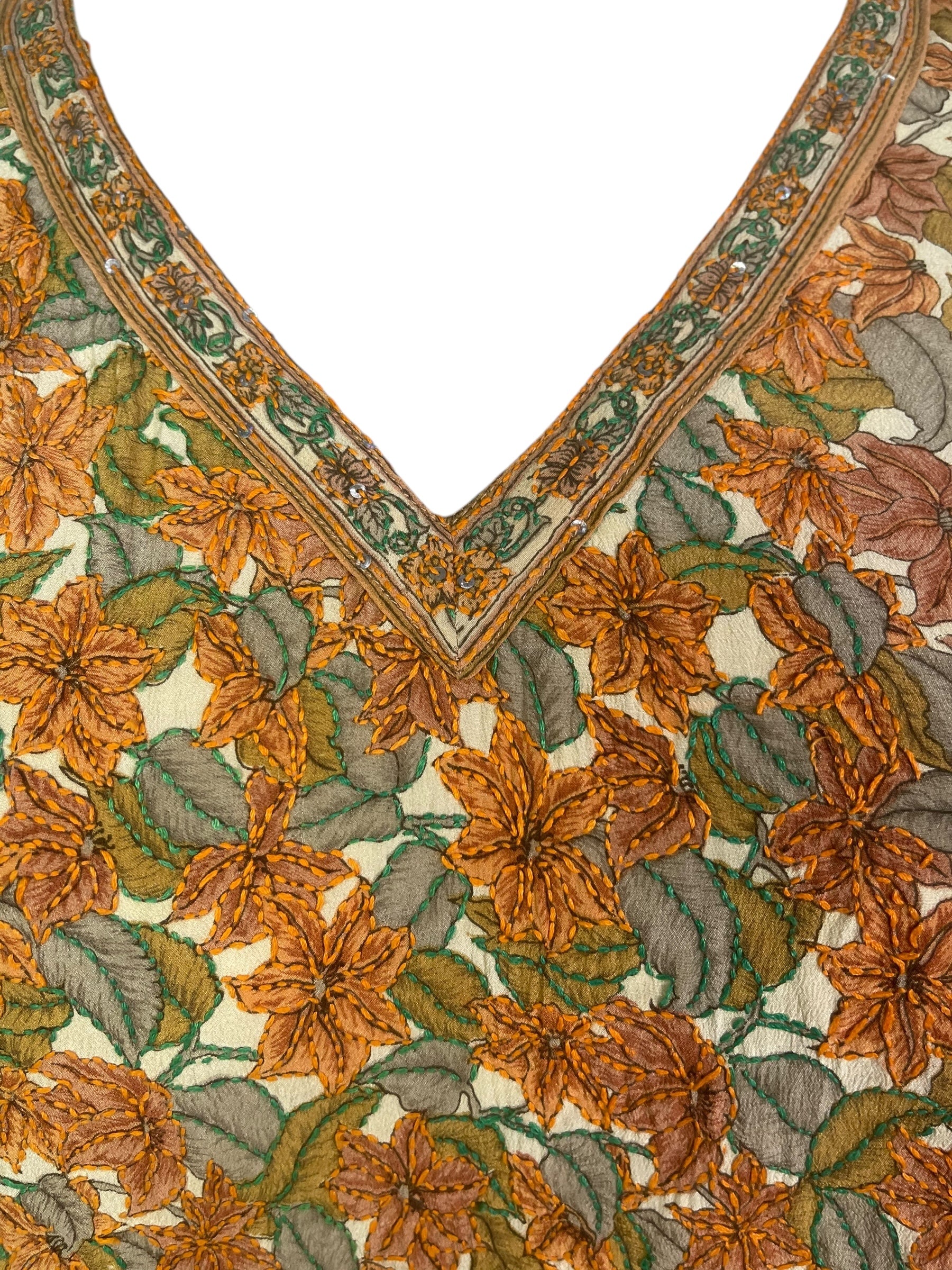 PREVIEW PRC7472 Avatar Pure Silk Short Kaftan Tunic with Slits by FEBRUARY2026 – Handmade ethical Short Kaftan from sariKNOTsari using upcycled silk. Designed in Canada for travel and slow fashion, loved from Toronto to LA to Sydney.