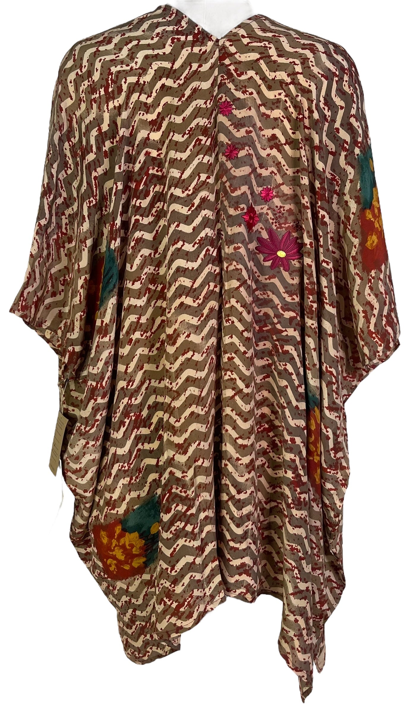 PRC6862 Wabi Sabi Pure Silk Cardigan