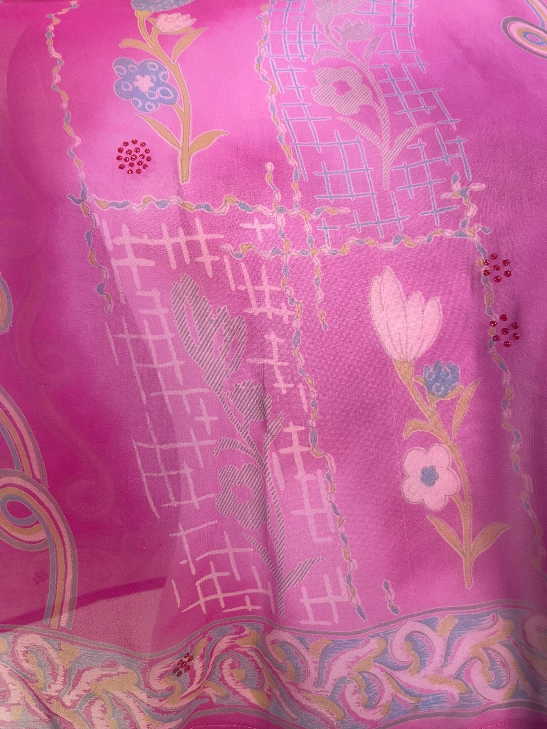 PREVIEW PRG8630B Sheer Avatar Pure Silk Capelet Poncho by FEBRUARY2026 – Handmade ethical Poncho from sariKNOTsari using upcycled silk. Designed in Canada for travel and slow fashion, loved from Toronto to LA to Sydney.