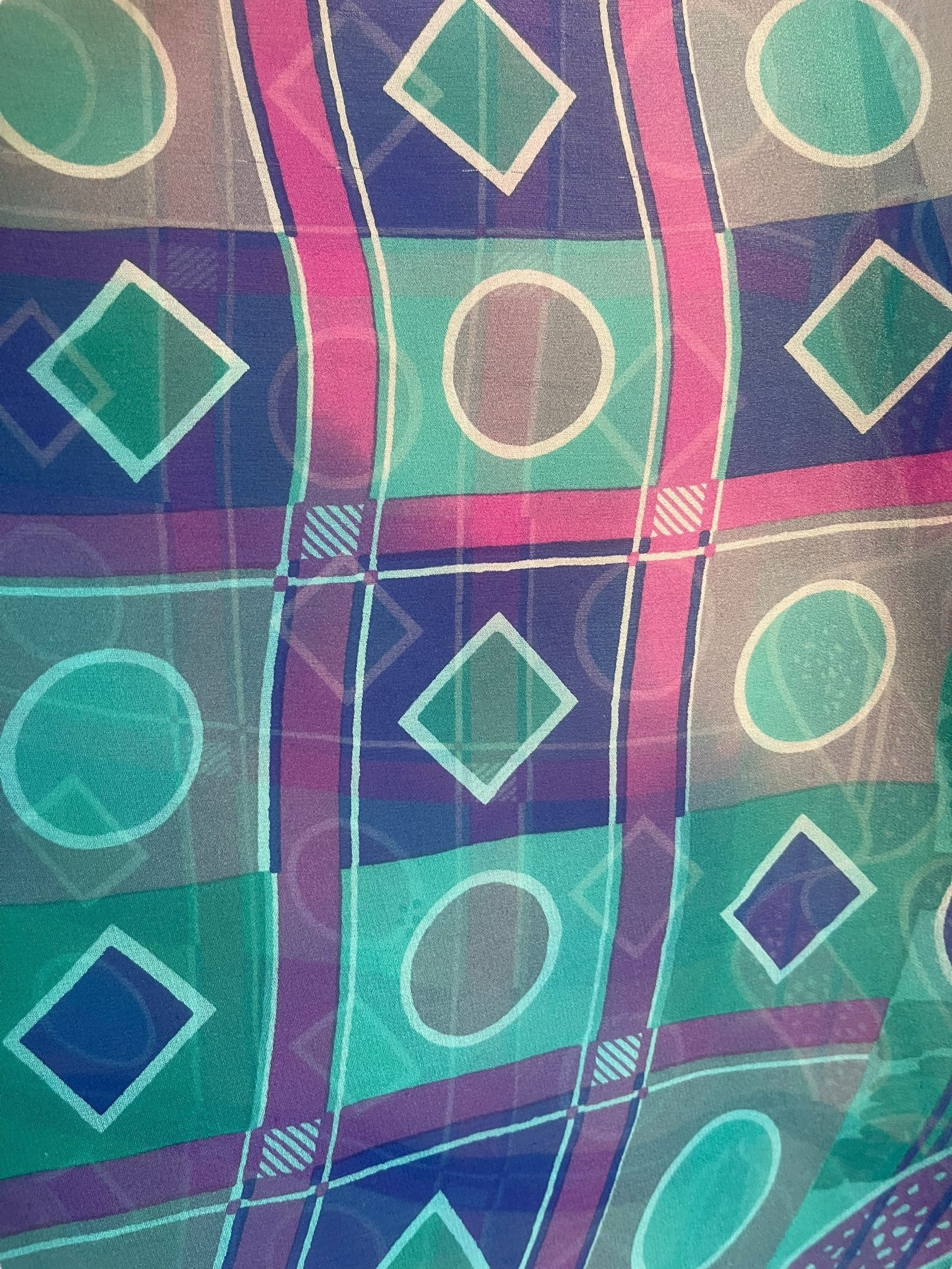 PRG7825 Sheer Avatar Pure Silk Capelet Poncho