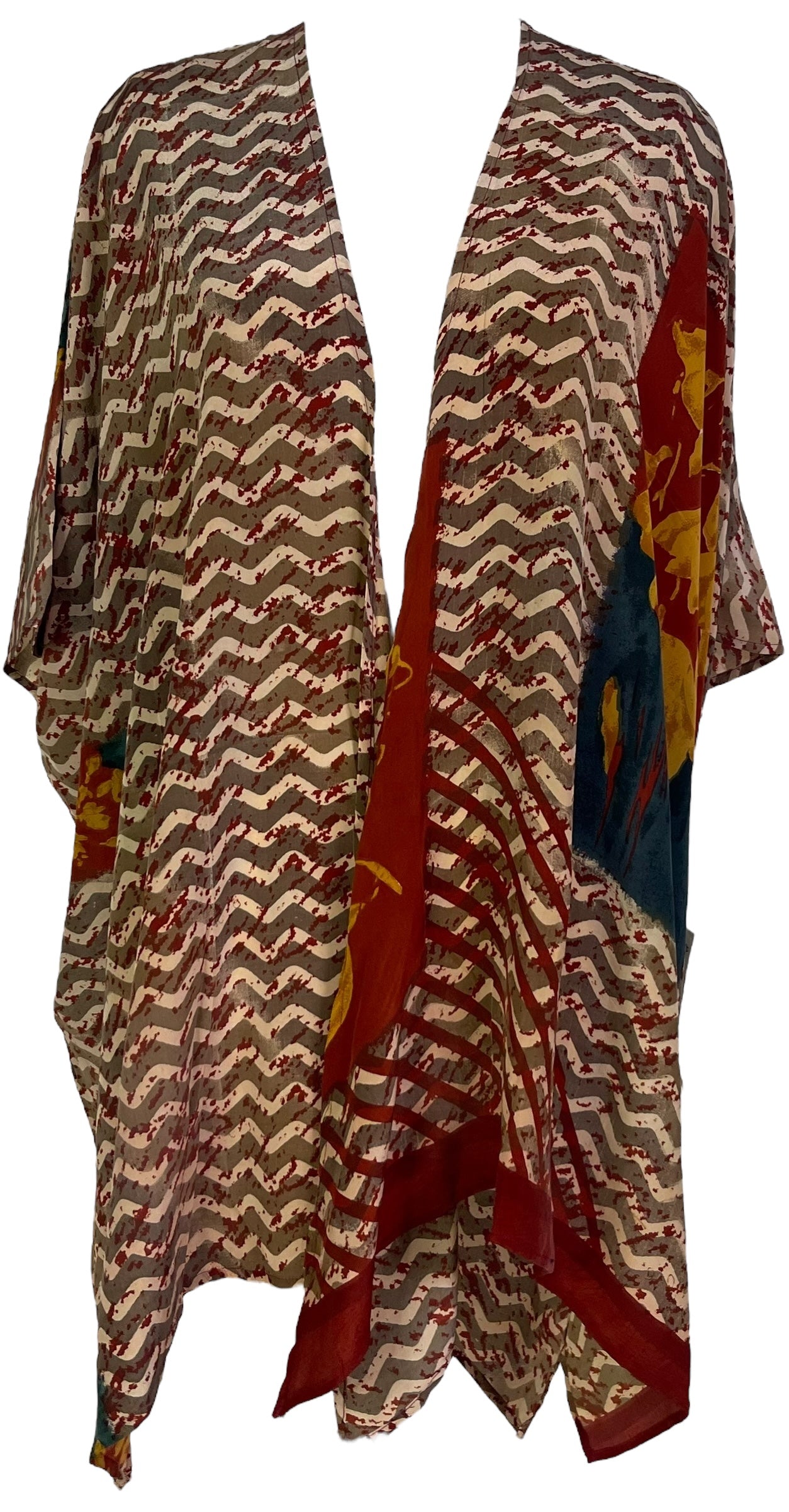 PRC6862 Wabi Sabi Pure Silk Cardigan