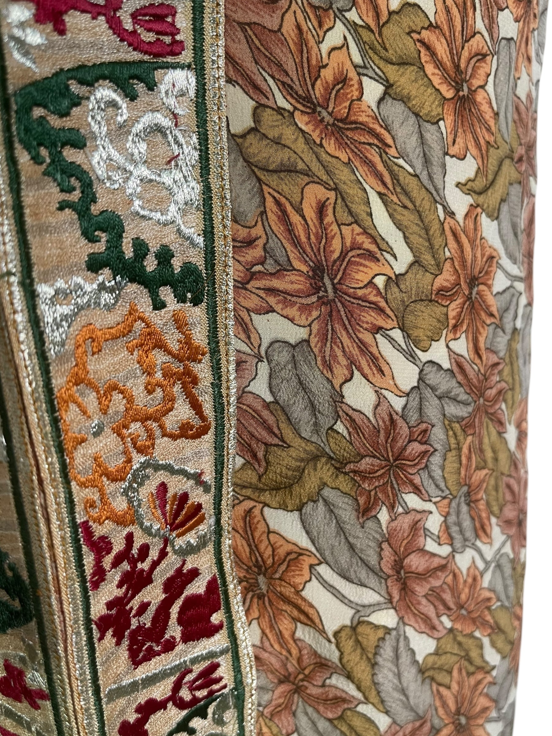 PREVIEW PRC7472 Avatar Pure Silk Short Kaftan Tunic with Slits by FEBRUARY2026 – Handmade ethical Short Kaftan from sariKNOTsari using upcycled silk. Designed in Canada for travel and slow fashion, loved from Toronto to LA to Sydney.