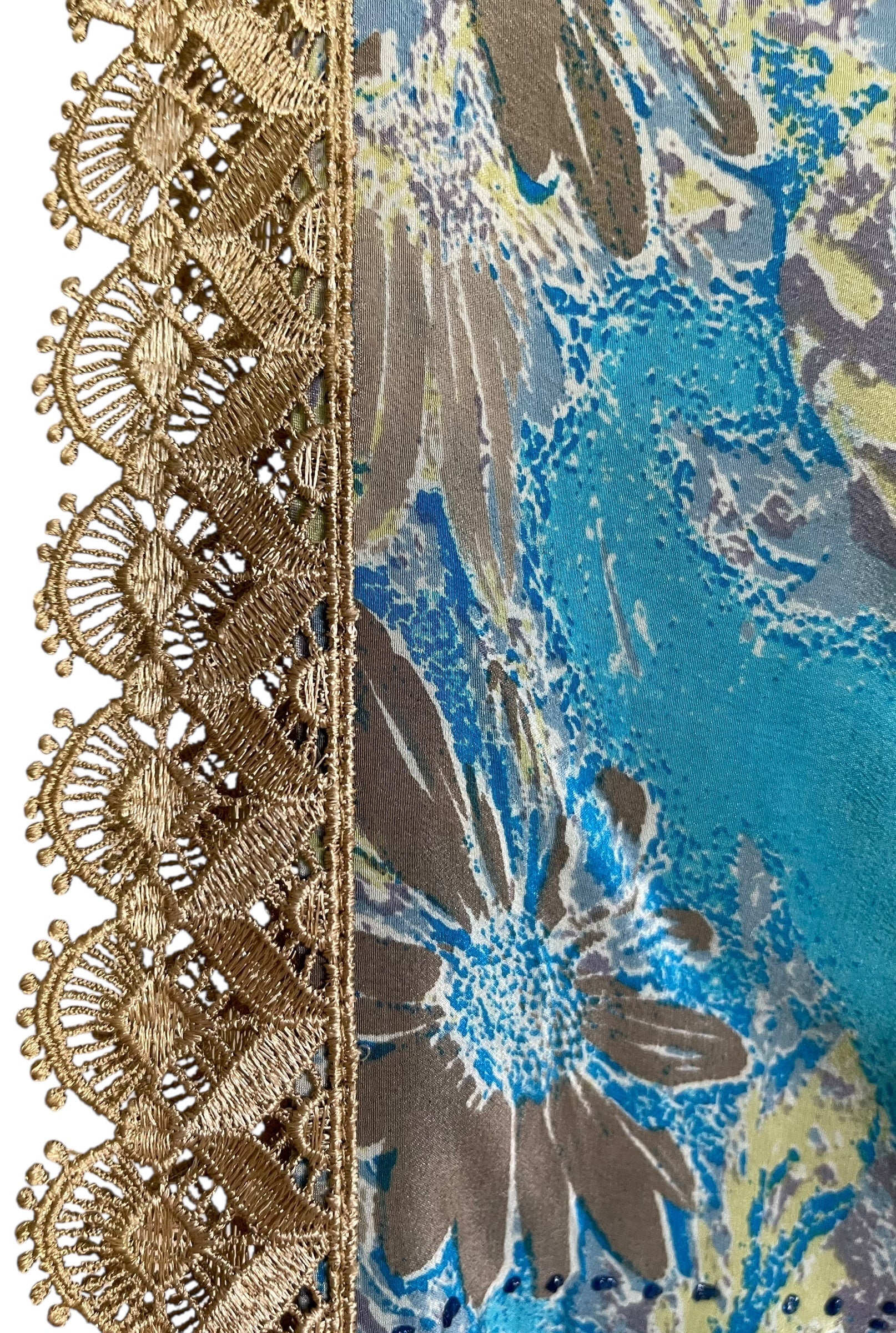 PRC6988 Wabi Sabi Pure Silk Capelet Poncho