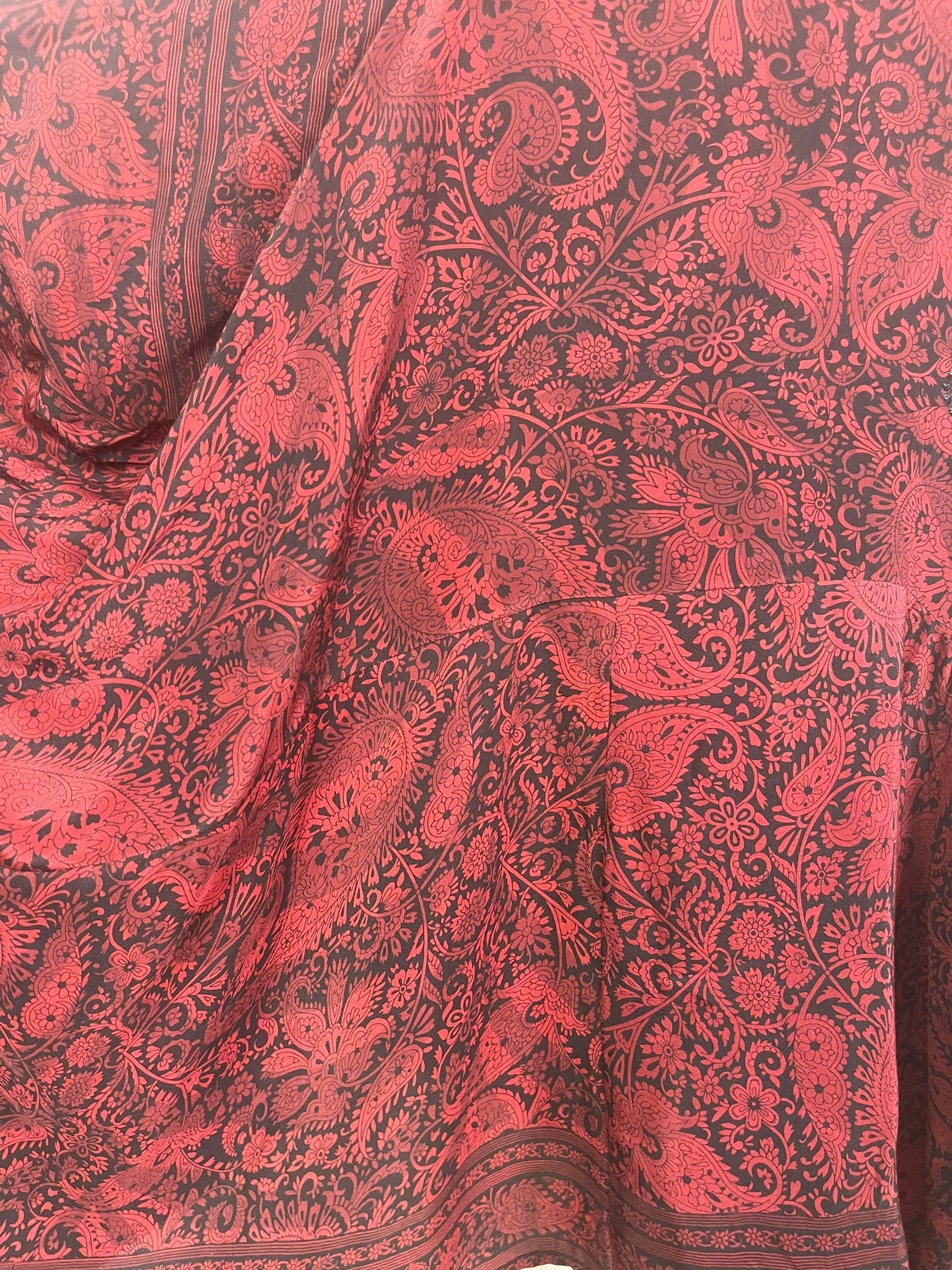 PRC8448 Avatar Pure Silk Sculptural Long Tunic Dress