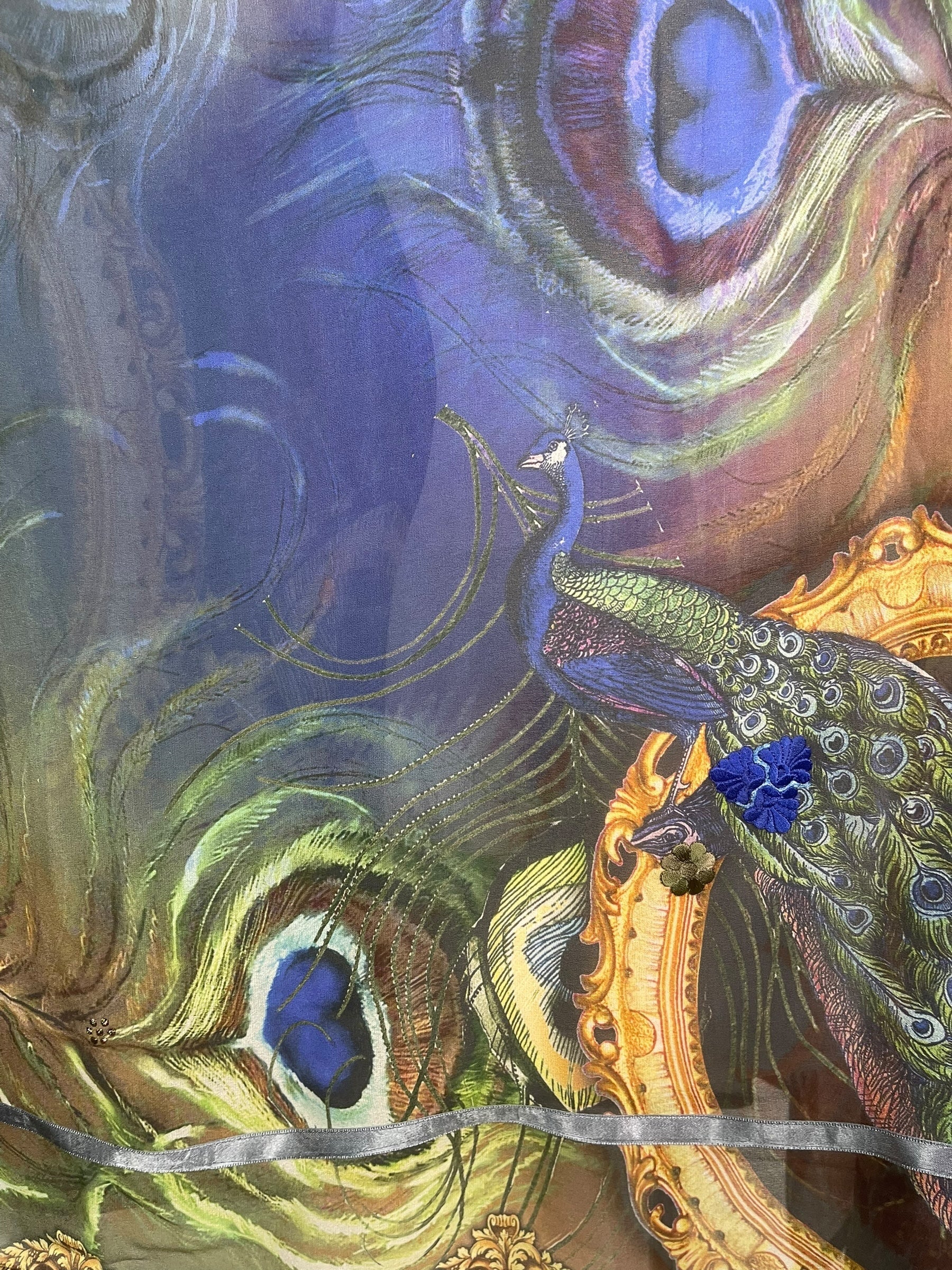 PREVIEW PRG8584 Sheer Wabi Sabi Pure Silk Short Kaftan Tunic with Slits