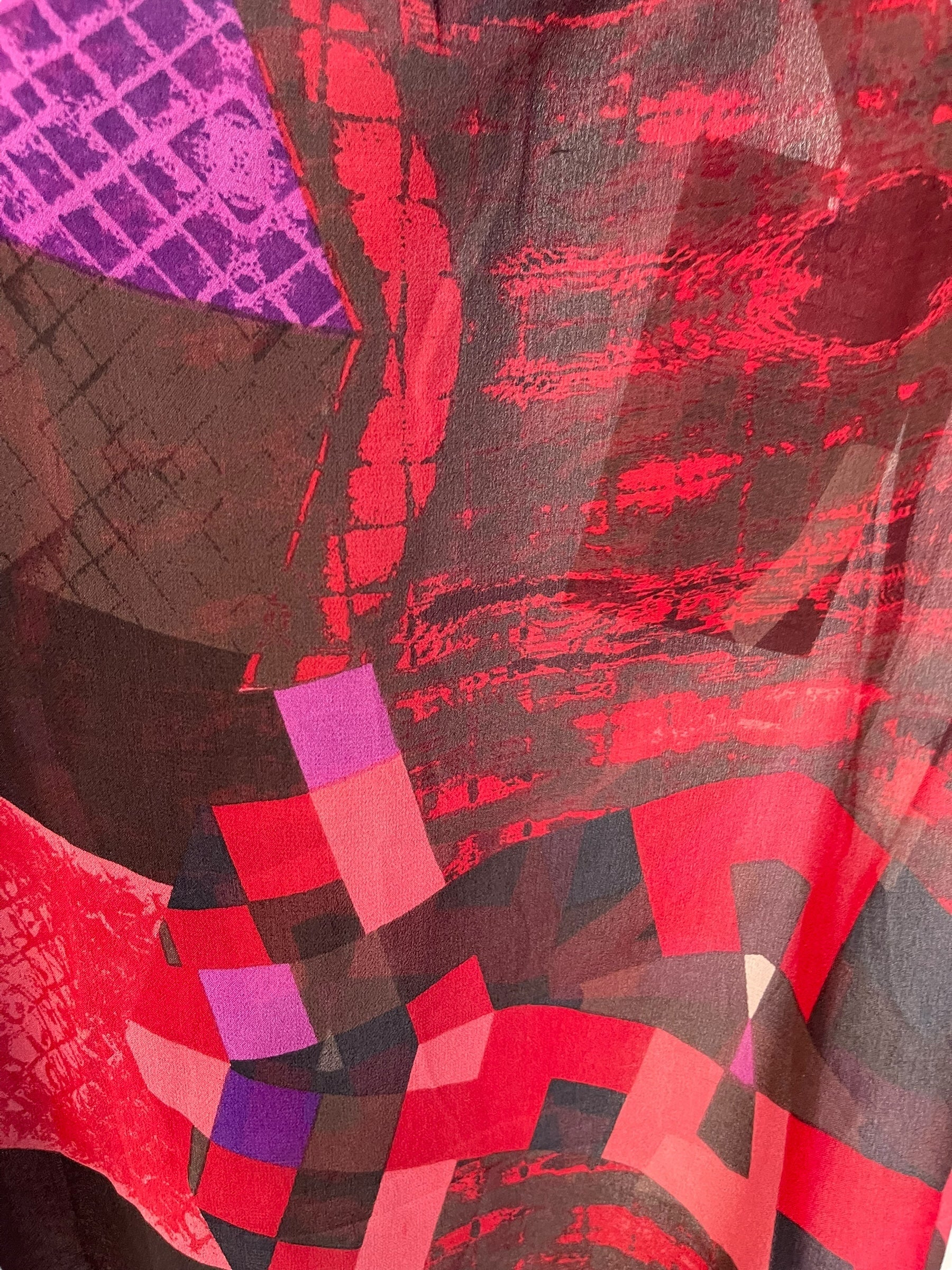 PRG6845 Sheer Avatar Pure Silk Cardigan