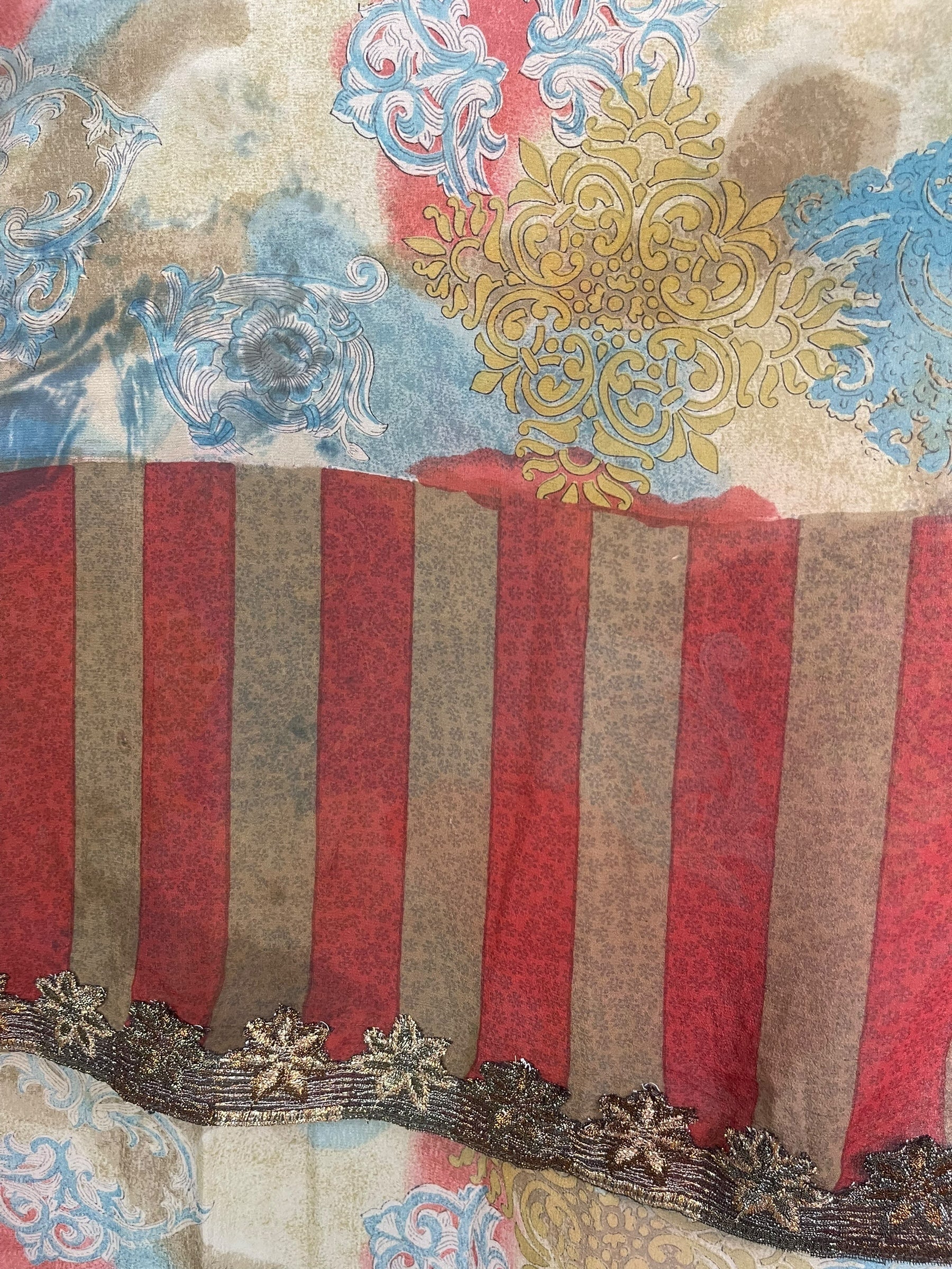 PRG8616 Sheer Wabi Sabi Pure Silk Hi Lo Top