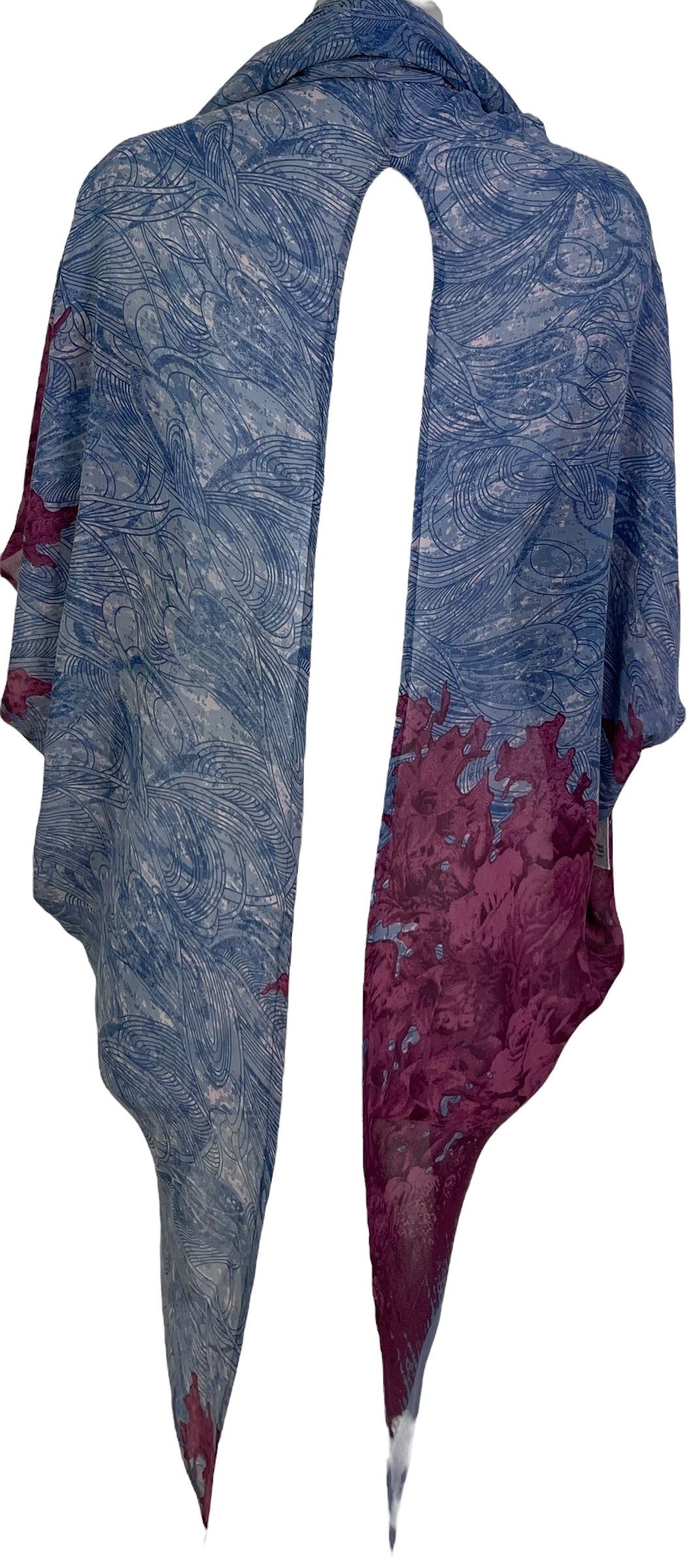 PRG7272 Sheer Wabi Sabi Pure Silk Cardigan