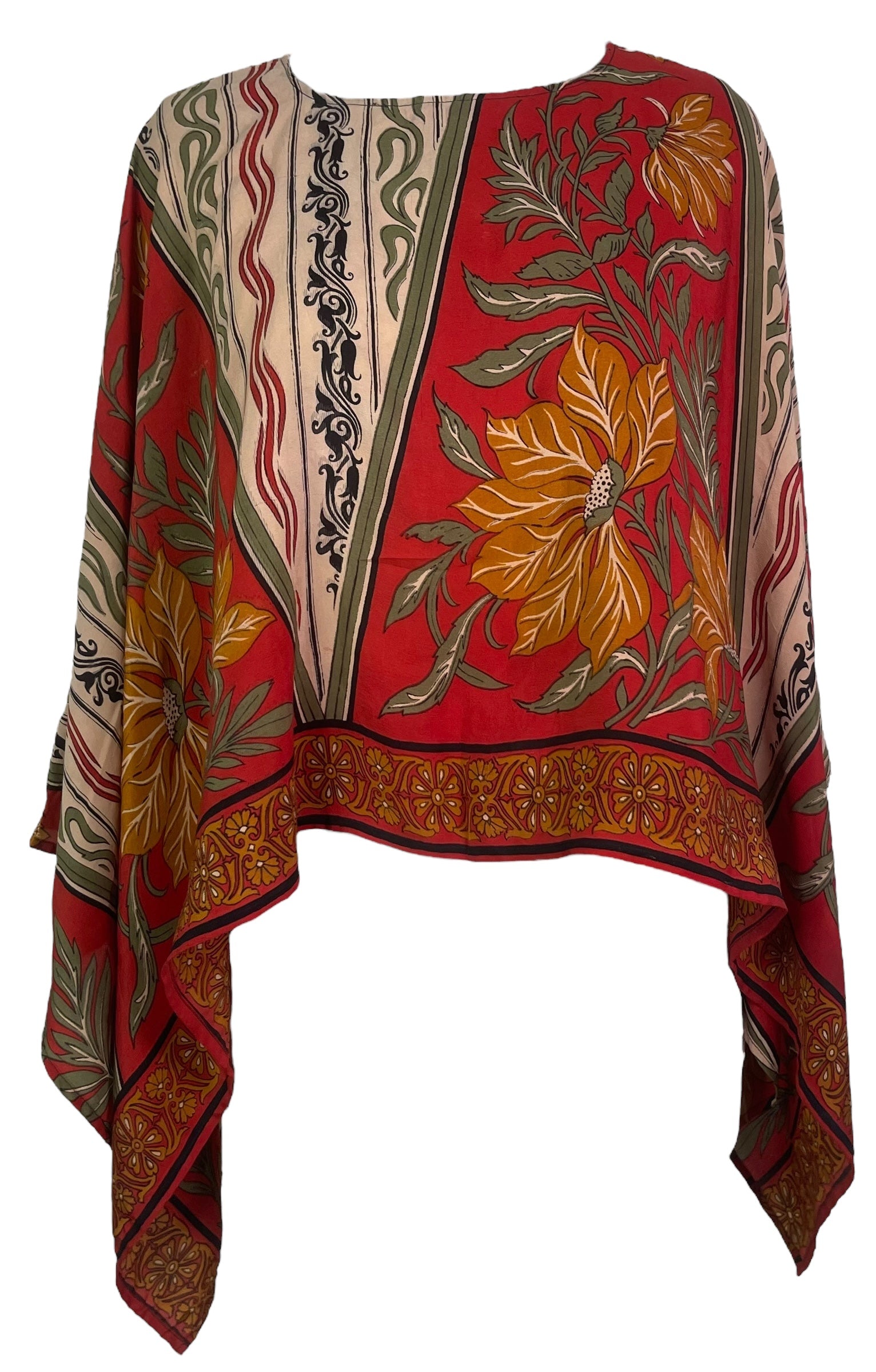 PREVIEW PRC7644 Pure Silk Wabi Sabi Capelet Poncho