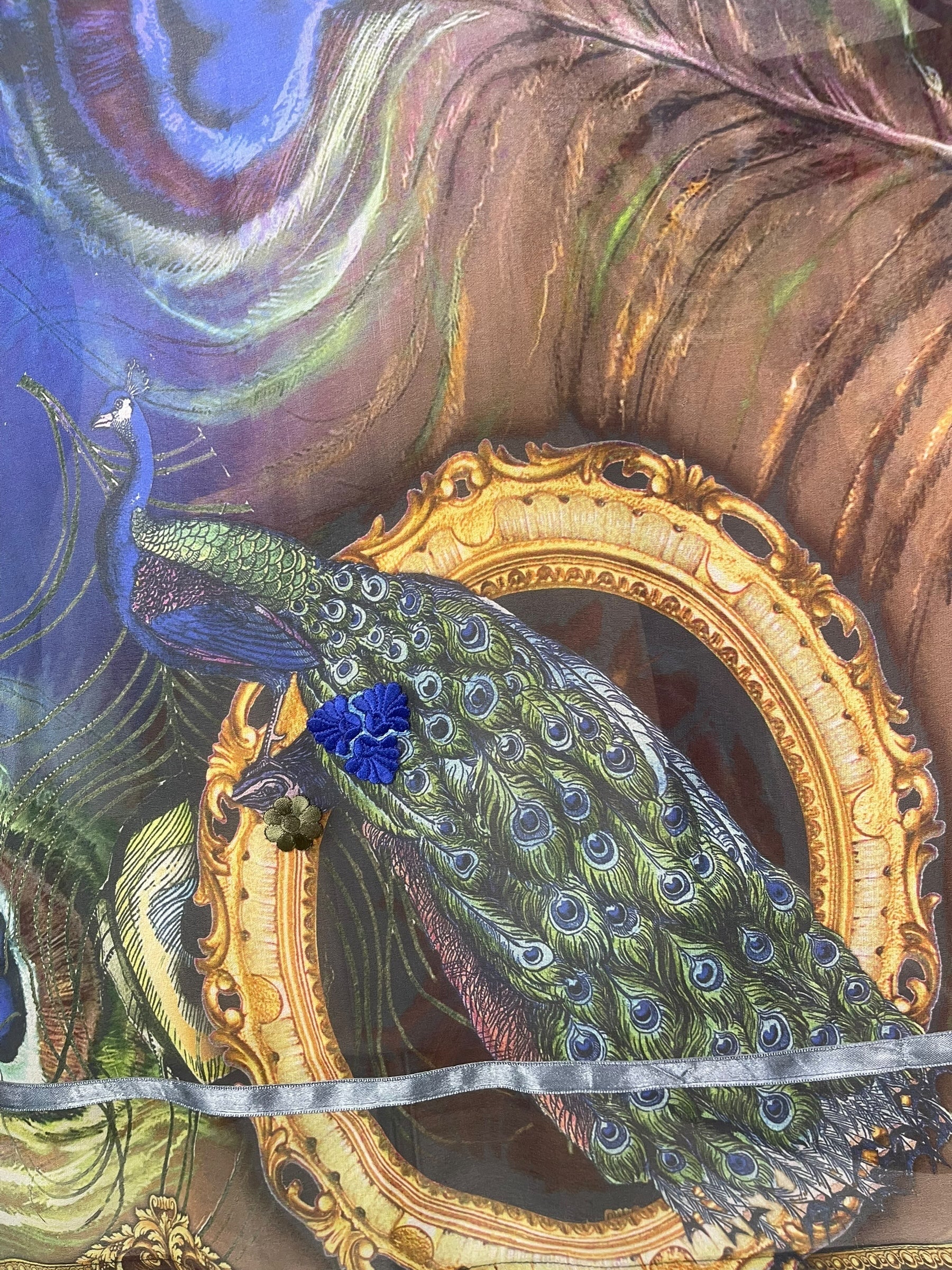 PREVIEW PRG8584 Sheer Wabi Sabi Pure Silk Short Kaftan Tunic with Slits