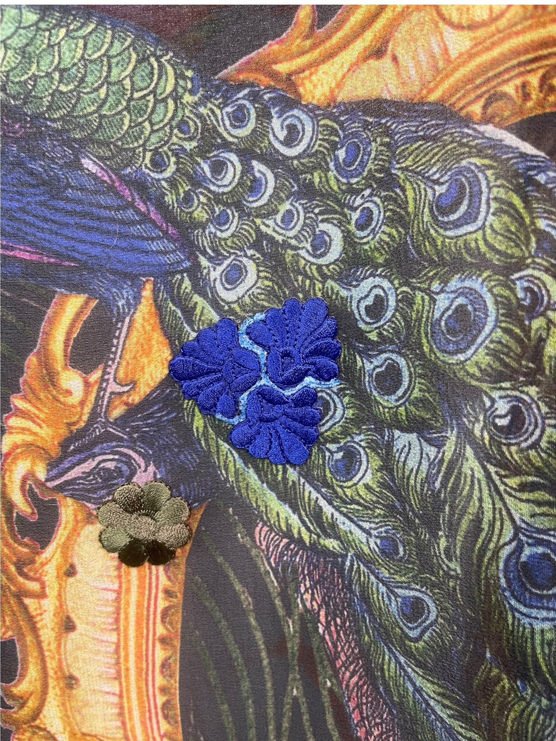 PREVIEW PRG8584 Sheer Wabi Sabi Pure Silk Short Kaftan Tunic with Slits