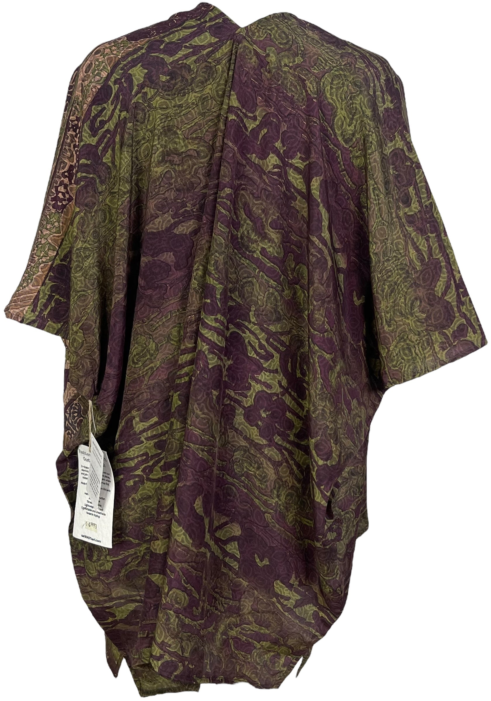 PRC6993 Avatar Pure Silk Cardigan