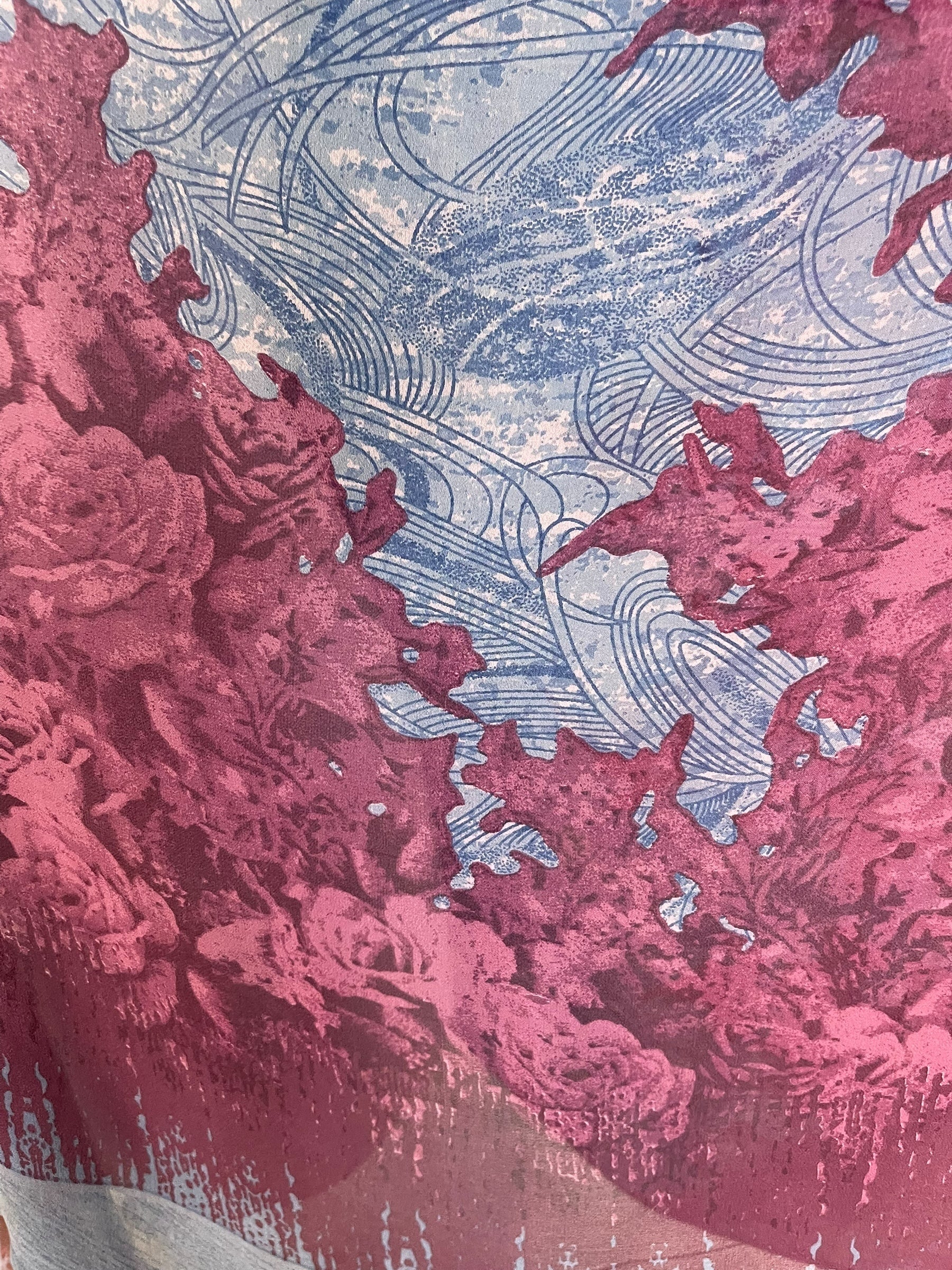 PRG7272 Sheer Wabi Sabi Pure Silk Cardigan