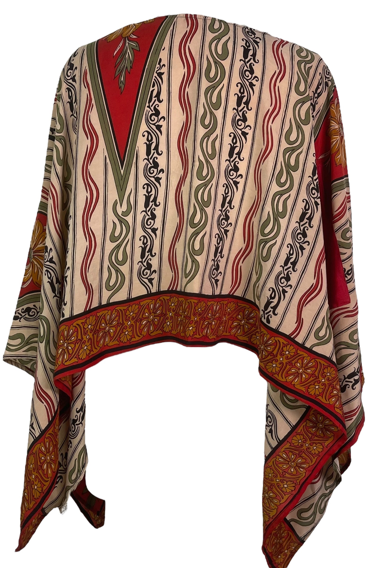 PREVIEW PRC7644 Pure Silk Wabi Sabi Capelet Poncho