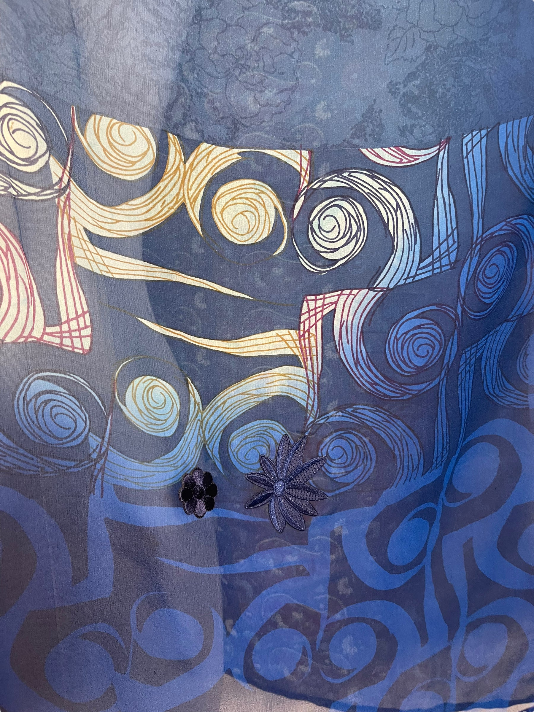 STAFF HOLDS PRG6282 Sheer Wabi Sabi Pure Silk Cardigan