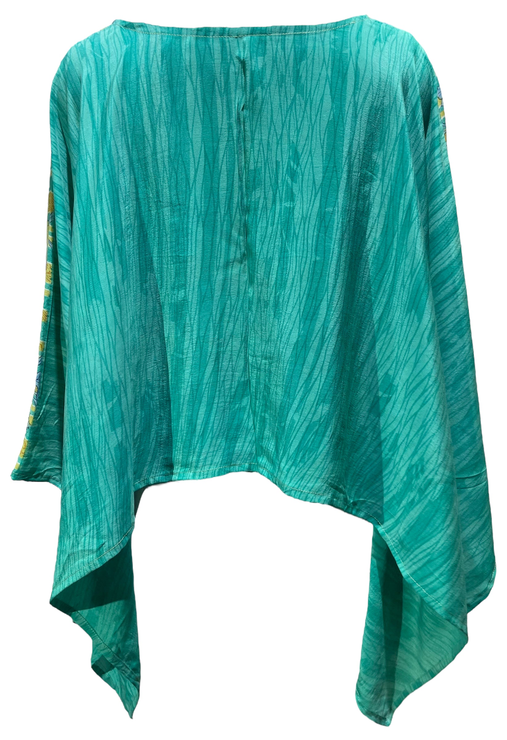 PRC5074 Avatar Pure Silk Capelet Poncho