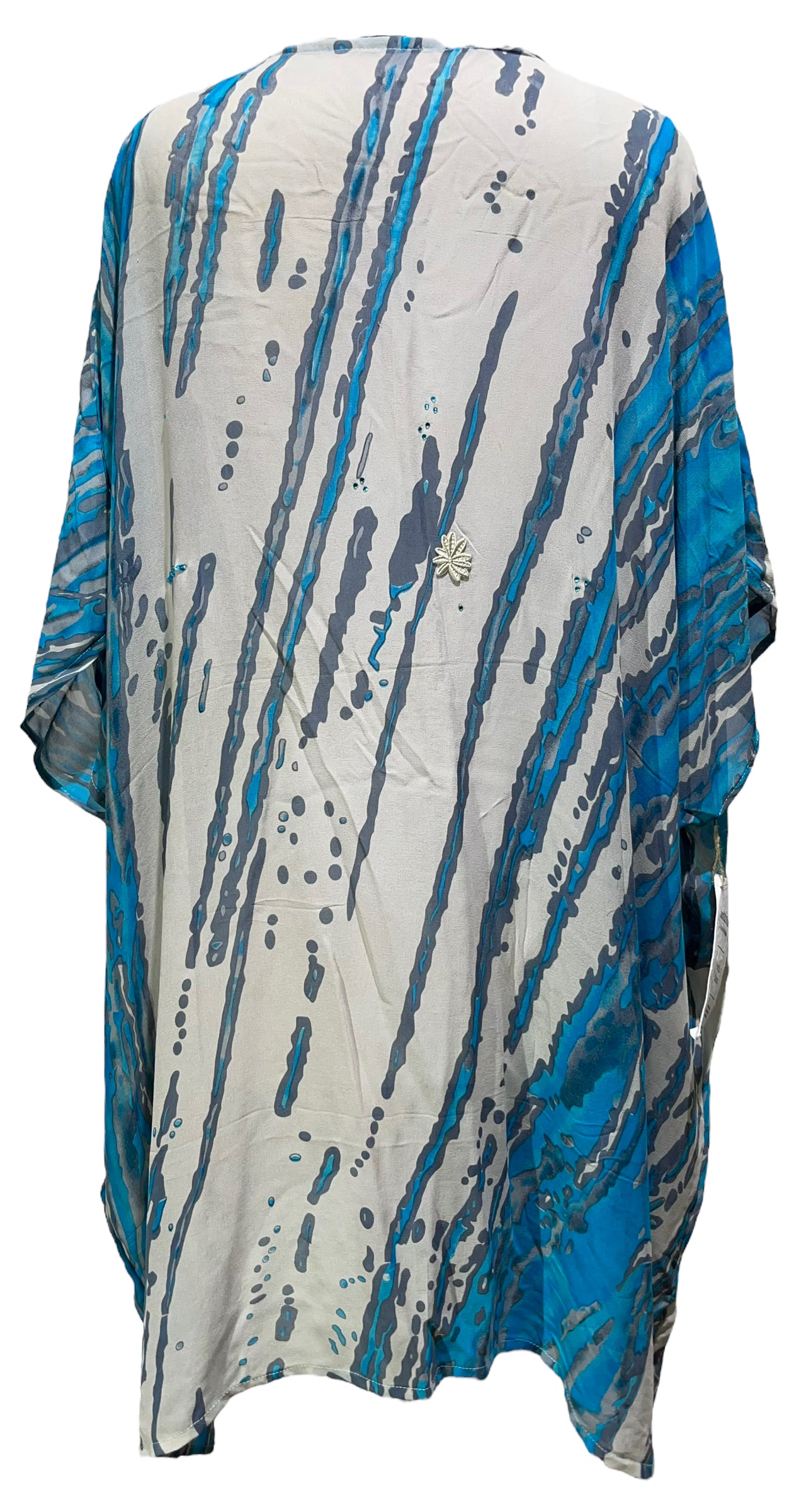 PRG5079 Avatar Sheer Pure Silk Midi Length Kaftan