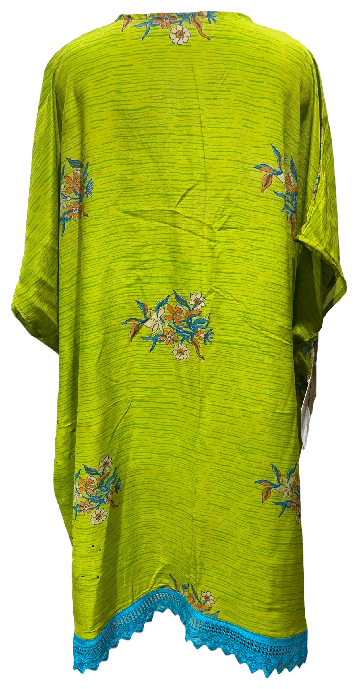 PRC5007 Wabi Sabi Pure Silk Midi Length Kaftan