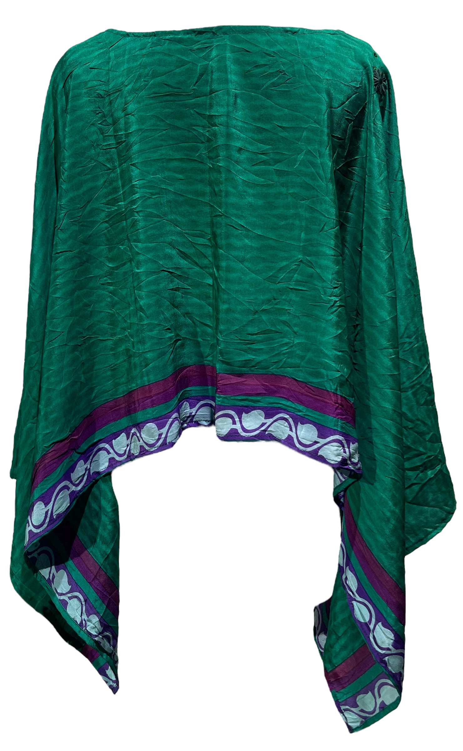 PRC5013 Avatar Pure Silk Capelet Poncho