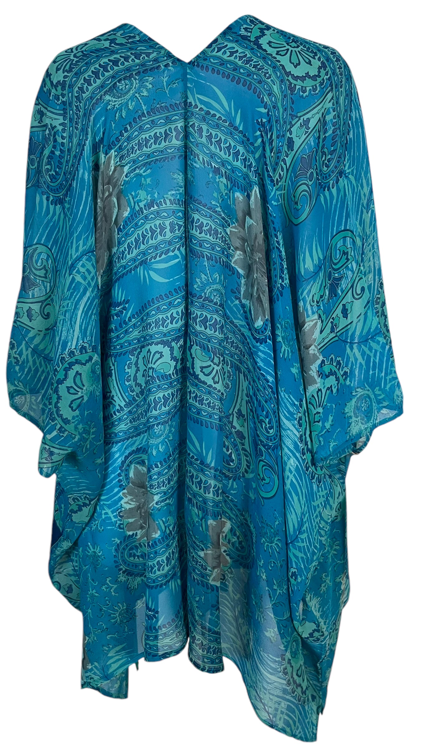 PRG5814 Sheer Avatar Pure Silk Cardigan