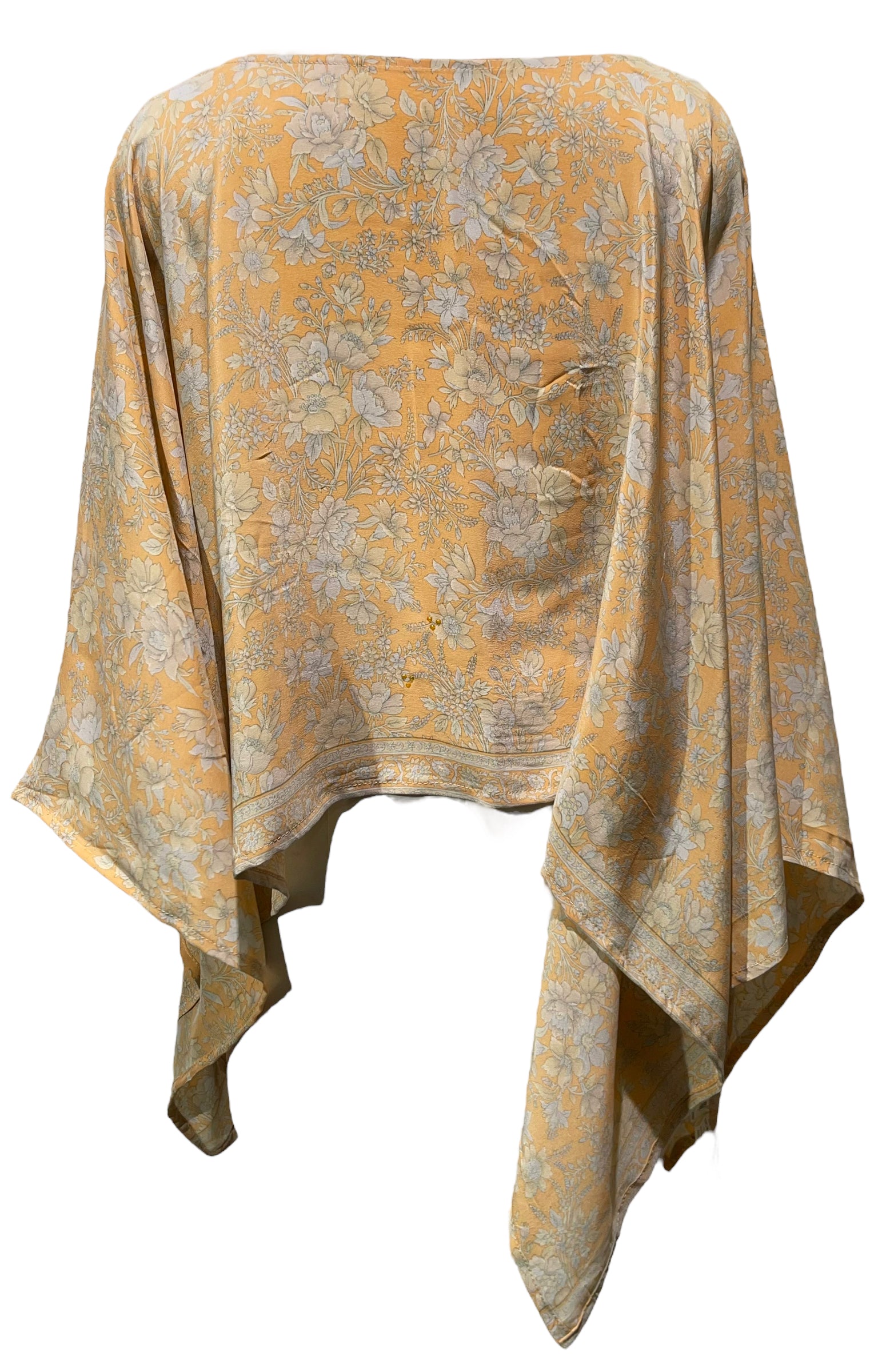 PRC4765 Avatar Pure Silk Capelet Poncho