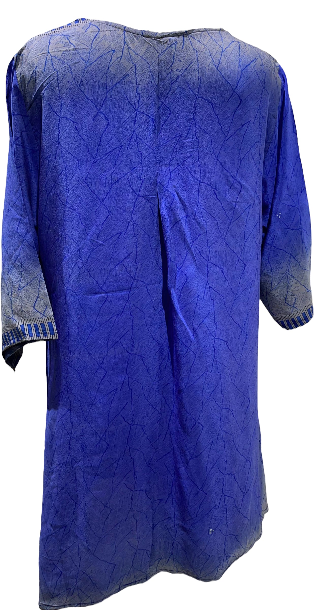 PRC5496 Avatar Pure Silk Self Pocket Tunic Dress