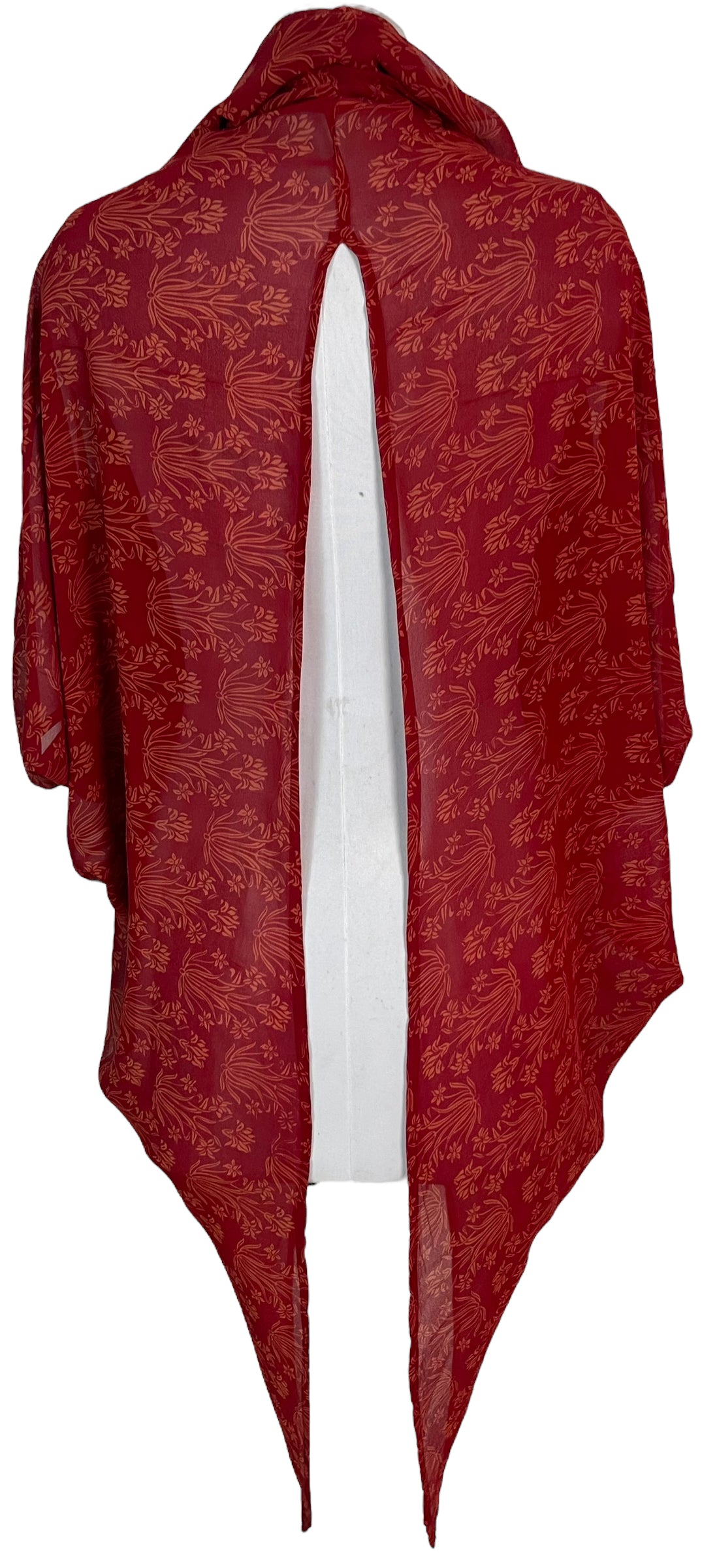 PRG5812 Sheer Wabi Sabi Pure Silk Cardigan