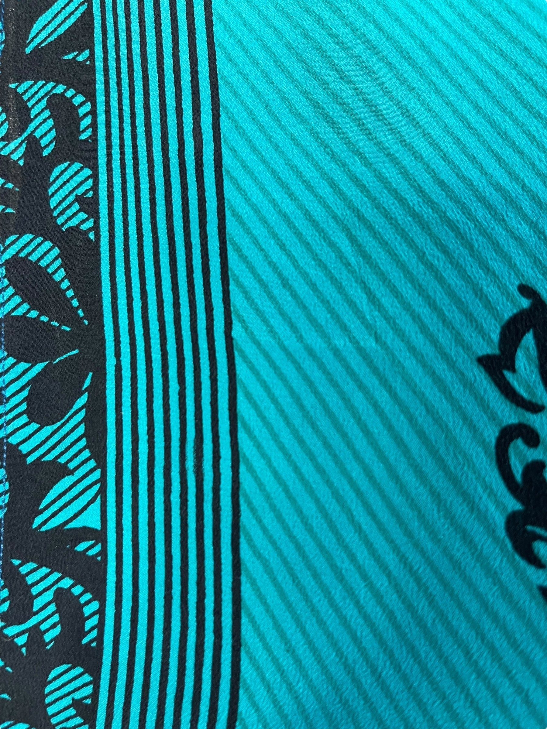 PRC7152 Avatar Pure Silk Long Tunic with Side Ties