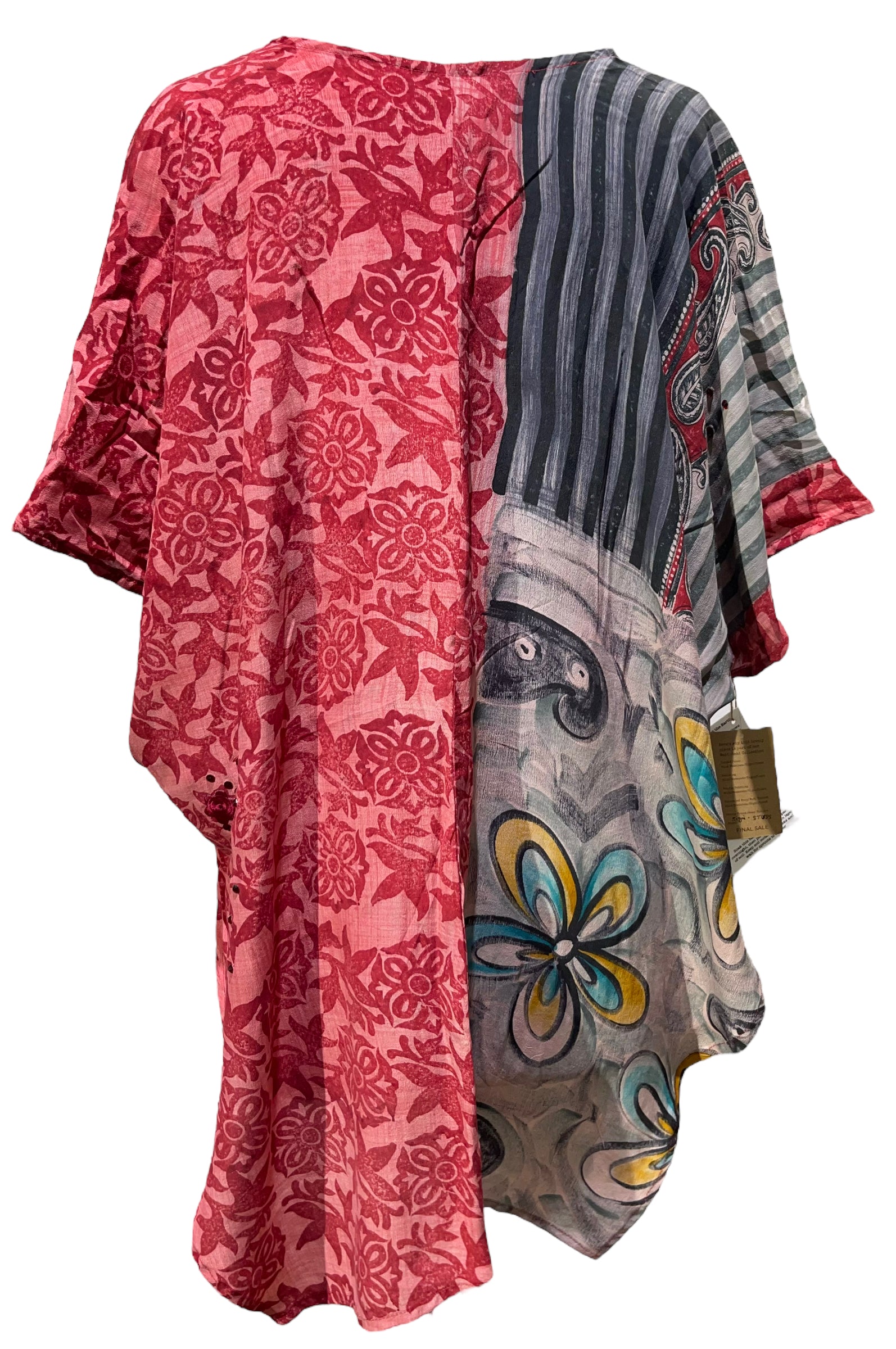 PRC5171  Wabi Sabi Pure Silk Waterfall Top