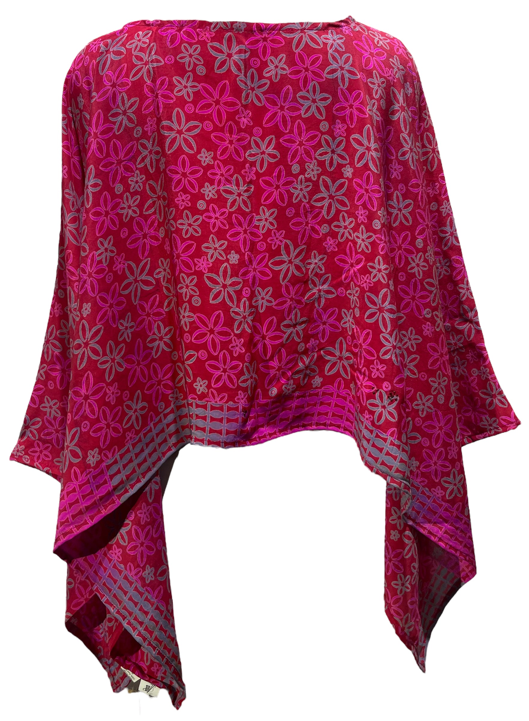 PRC5012 Avatar Pure Silk Capelet Poncho