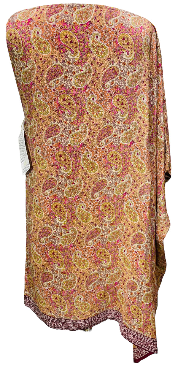 PRC3523 Nirvana Pure Silk One Shoulder Dress