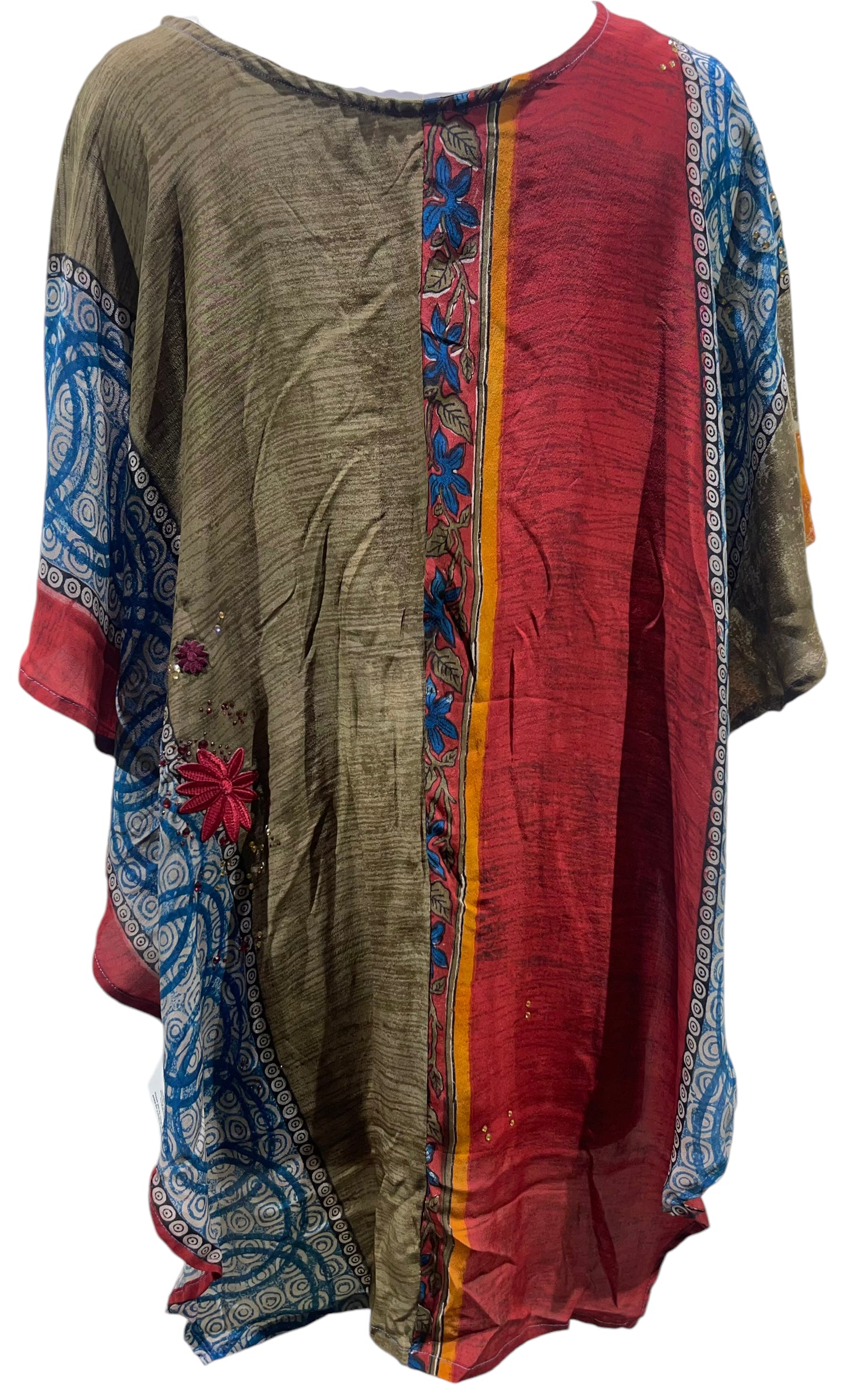 PRC5264  Avatar Pure Silk Waterfall Top