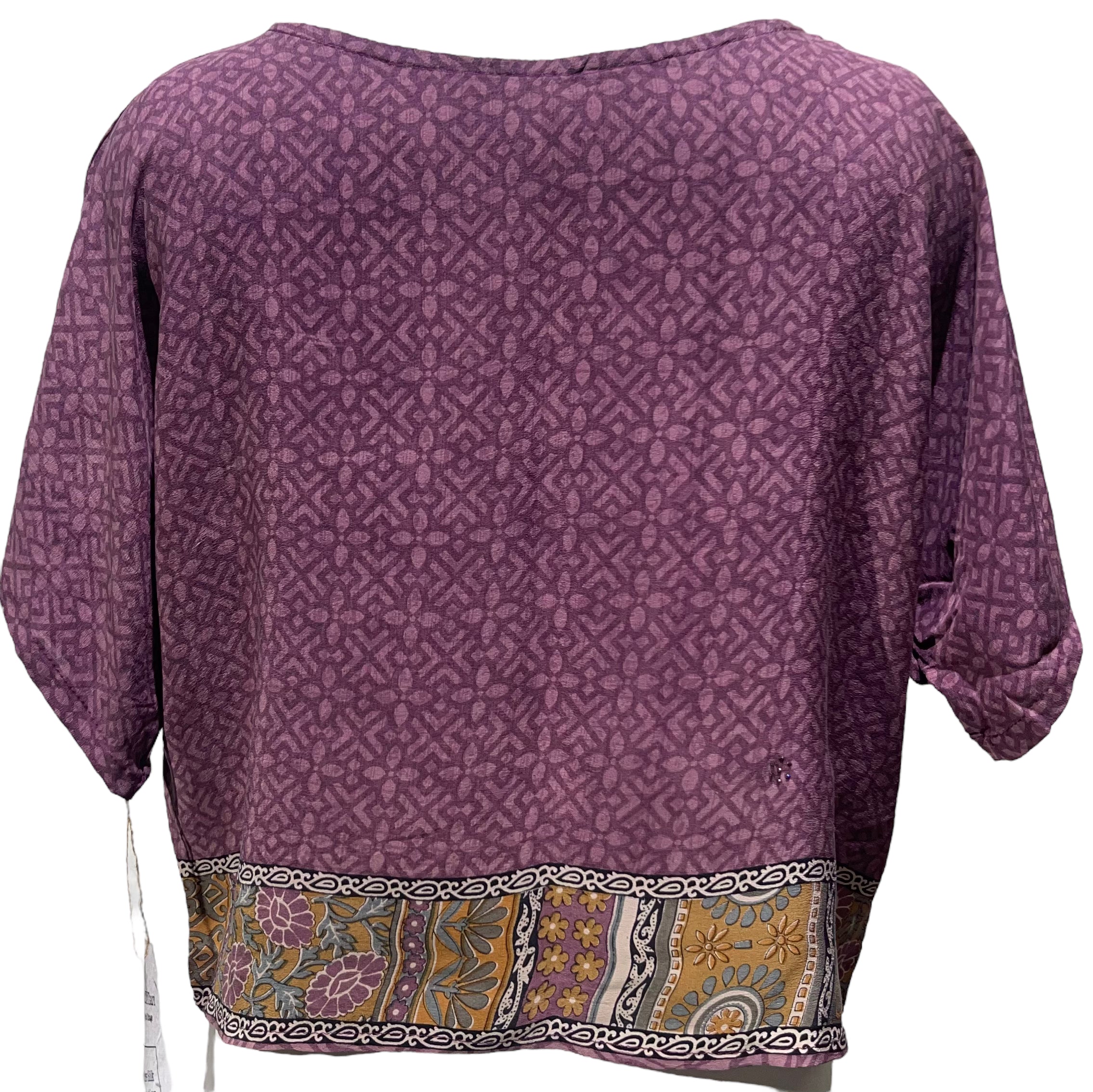 PRC4213 Avatar Pure Silk Boxy Top