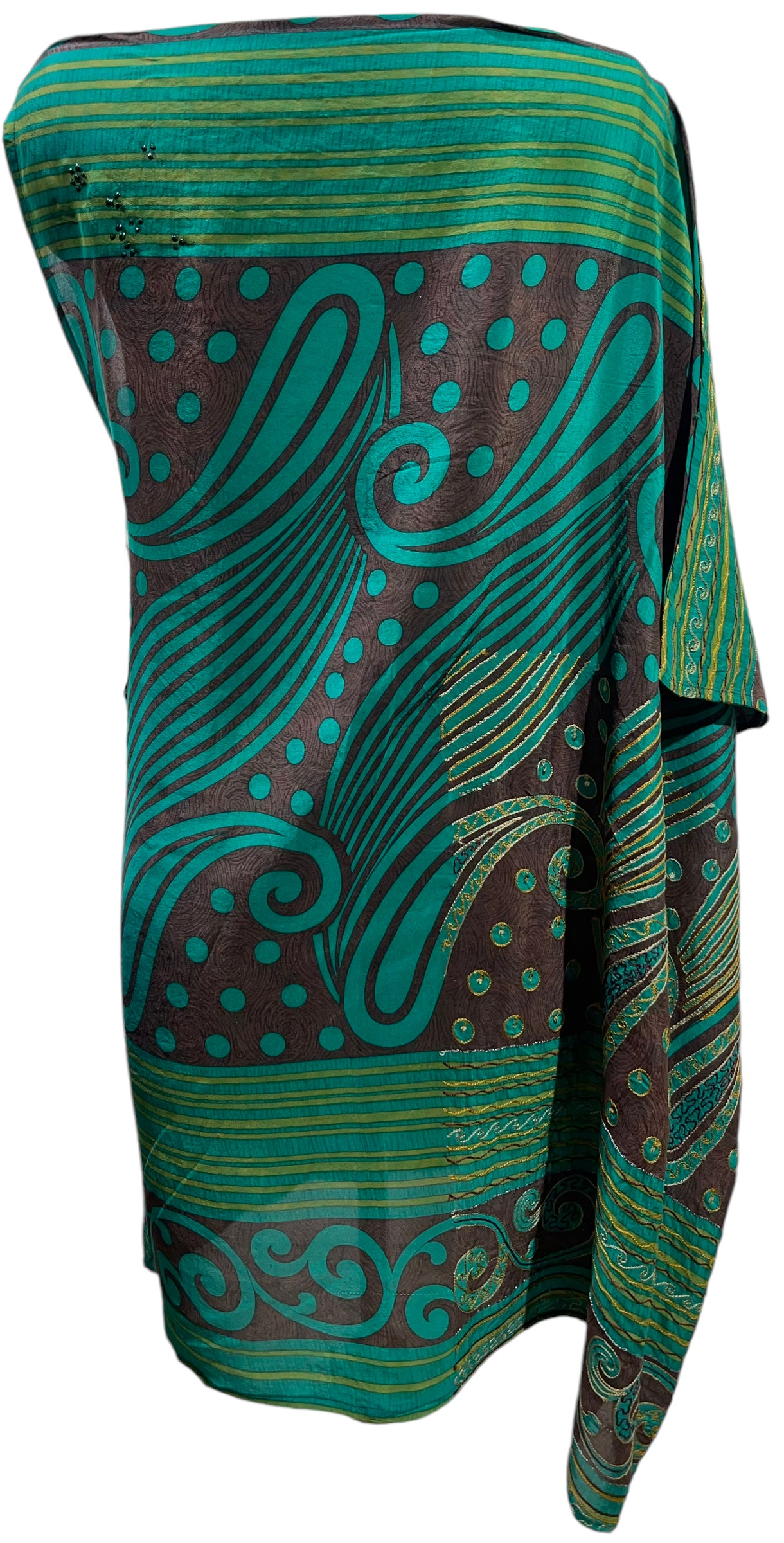 PRC5646 Avatar Pure Silk One Shoulder Dress