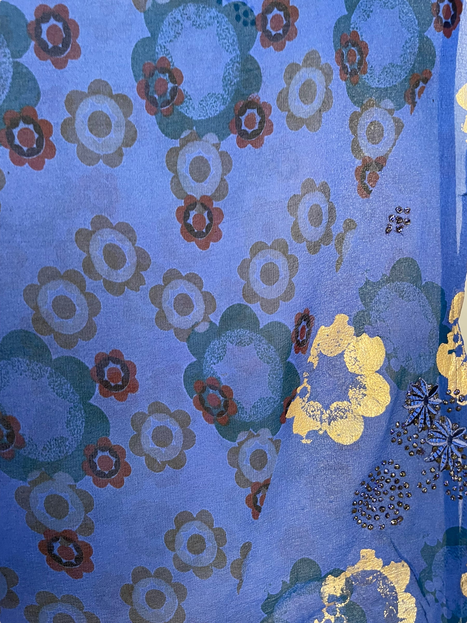 DEEANNS PRG6438 Sheer Avatar Pure Silk Capelet Poncho