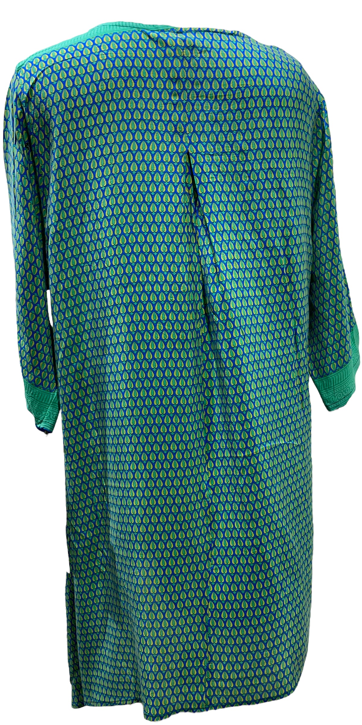 PRC5491 Avatar Pure Silk Self Pocket Tunic Dress