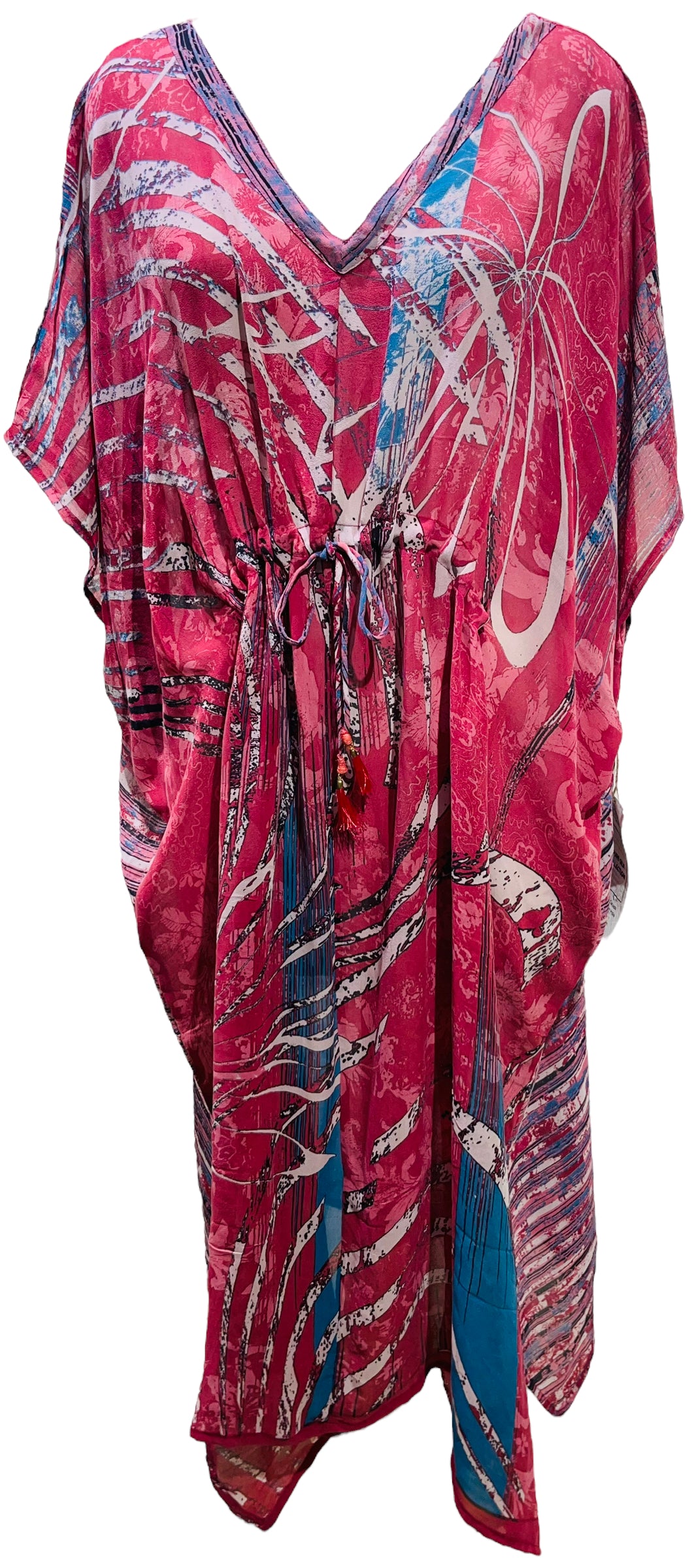 PRG5673 Sheer Avatar Pure Silk Maxi Kaftan