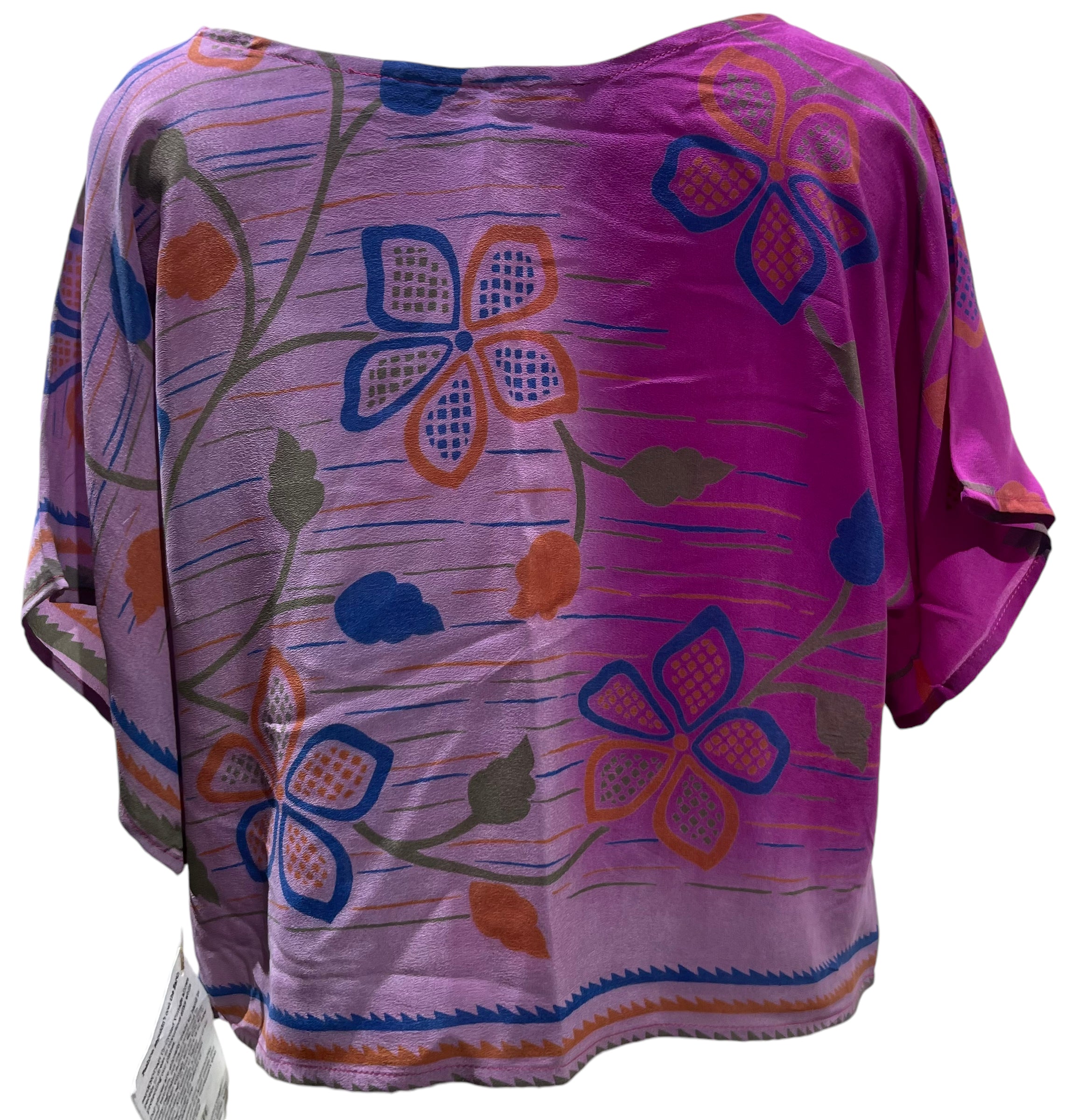 PRC5026 Avatar Pure Silk Boxy Top