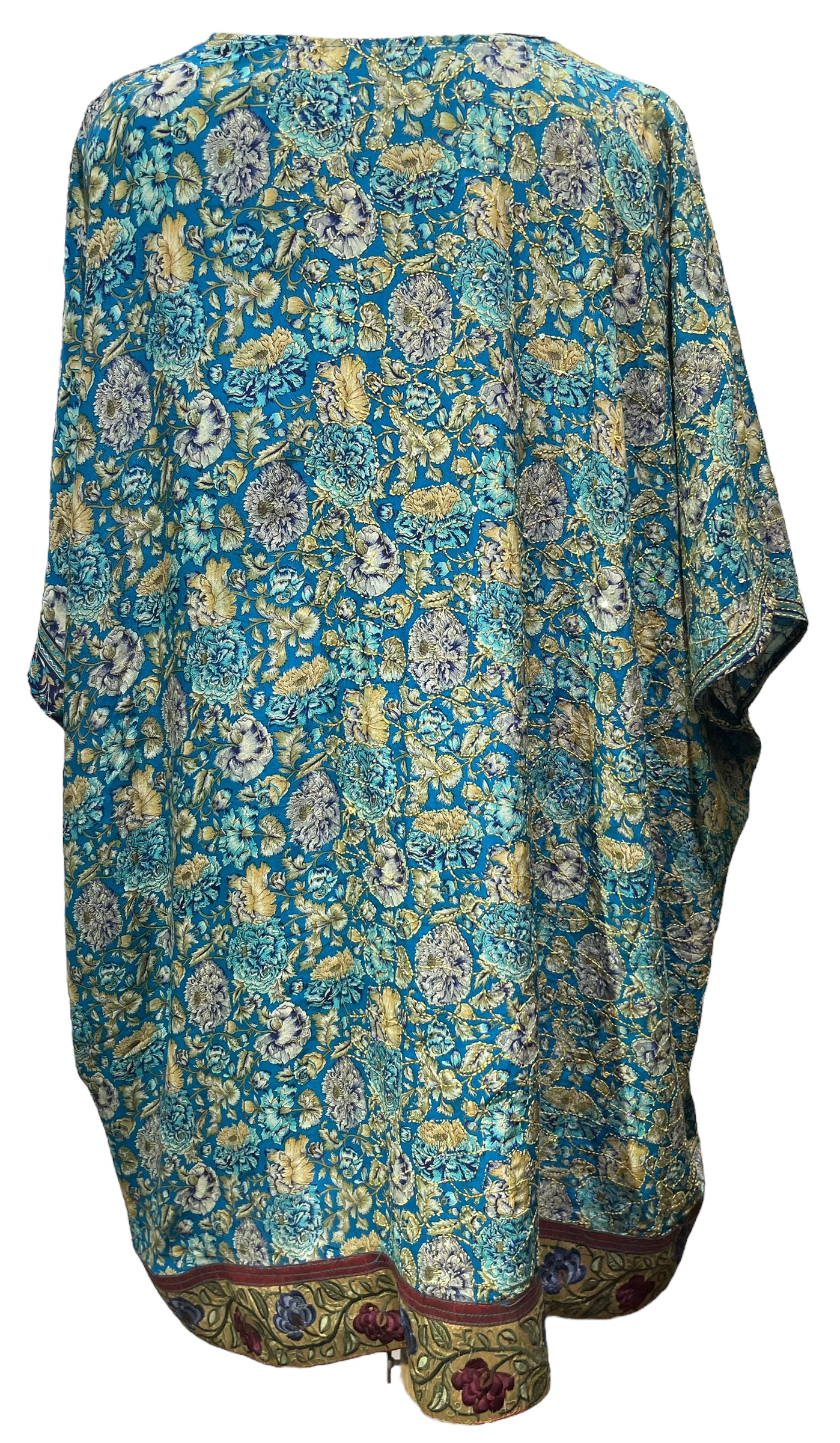 PRC4851 Avatar Pure Silk Short Kaftan Tunic