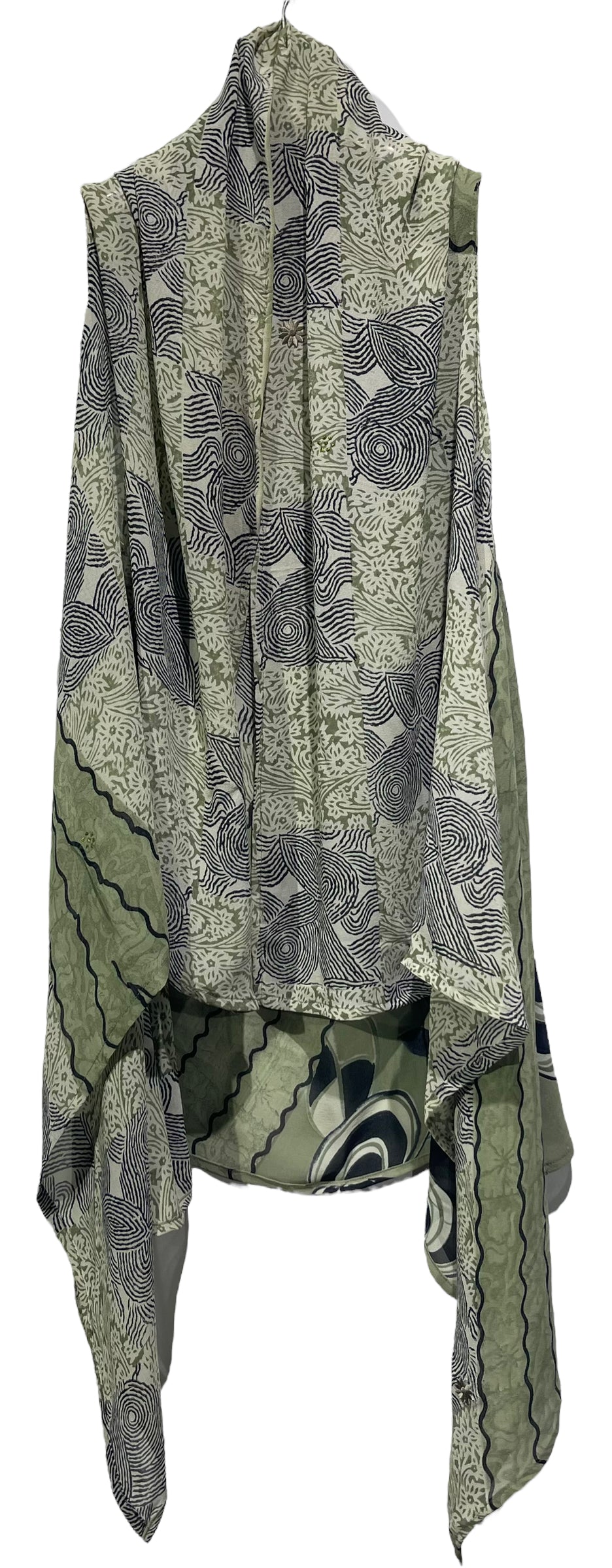 PRG4298 Sheer Avatar Pure Silk Versatile Vest