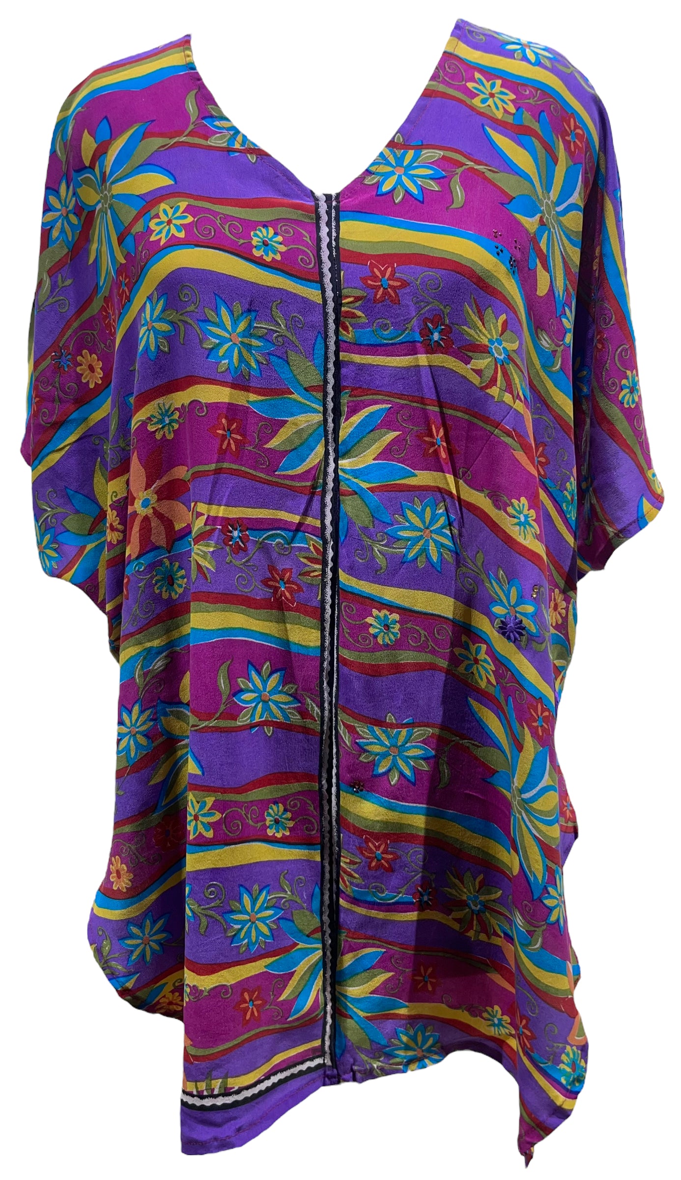 PRC5201  Avatar Pure Silk Waterfall Top