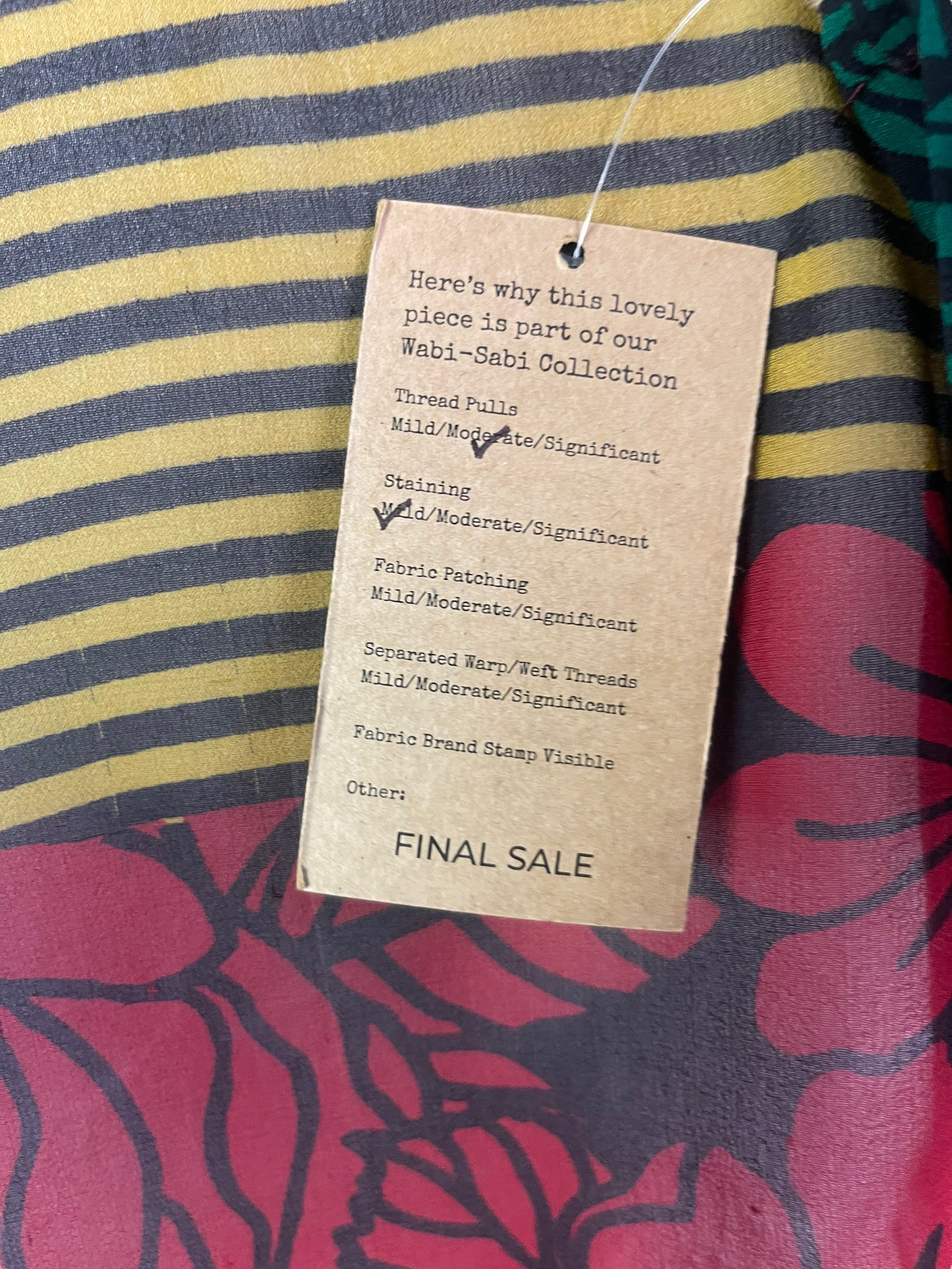 PRG6512 Sheer Wabi Sabi Pure Silk Side Slit Top