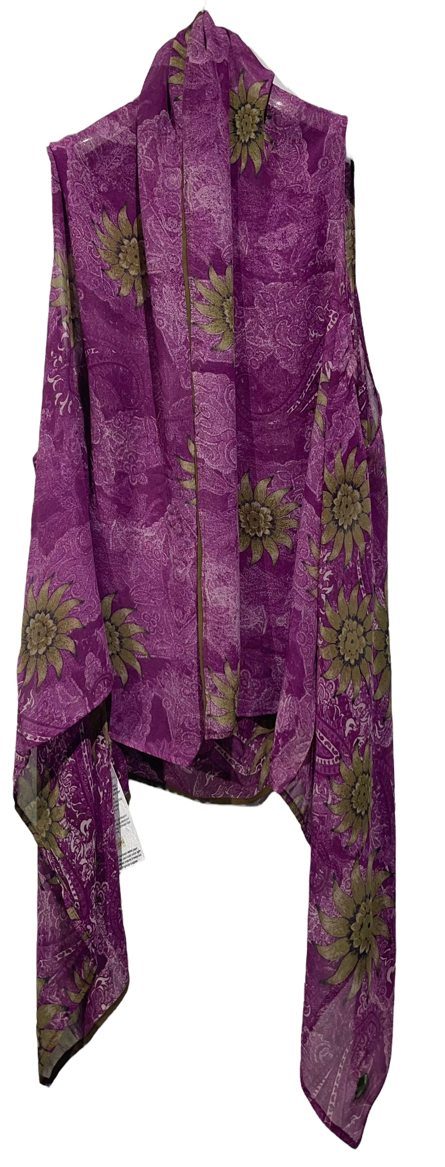 PRG3896 Sheer Avatar Pure Silk Versatile Vest