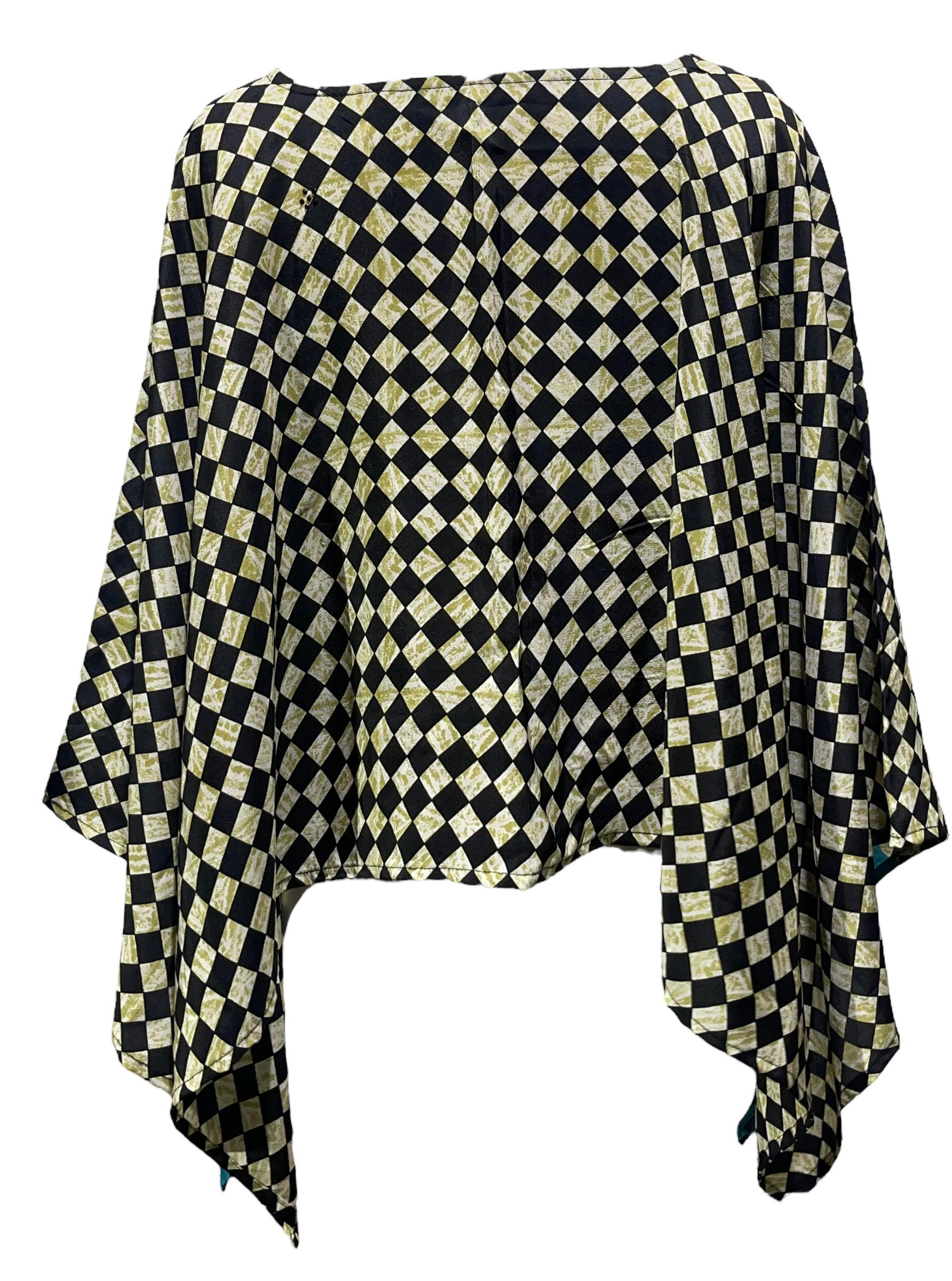 PRC5144 Avatar Pure Silk Capelet Poncho