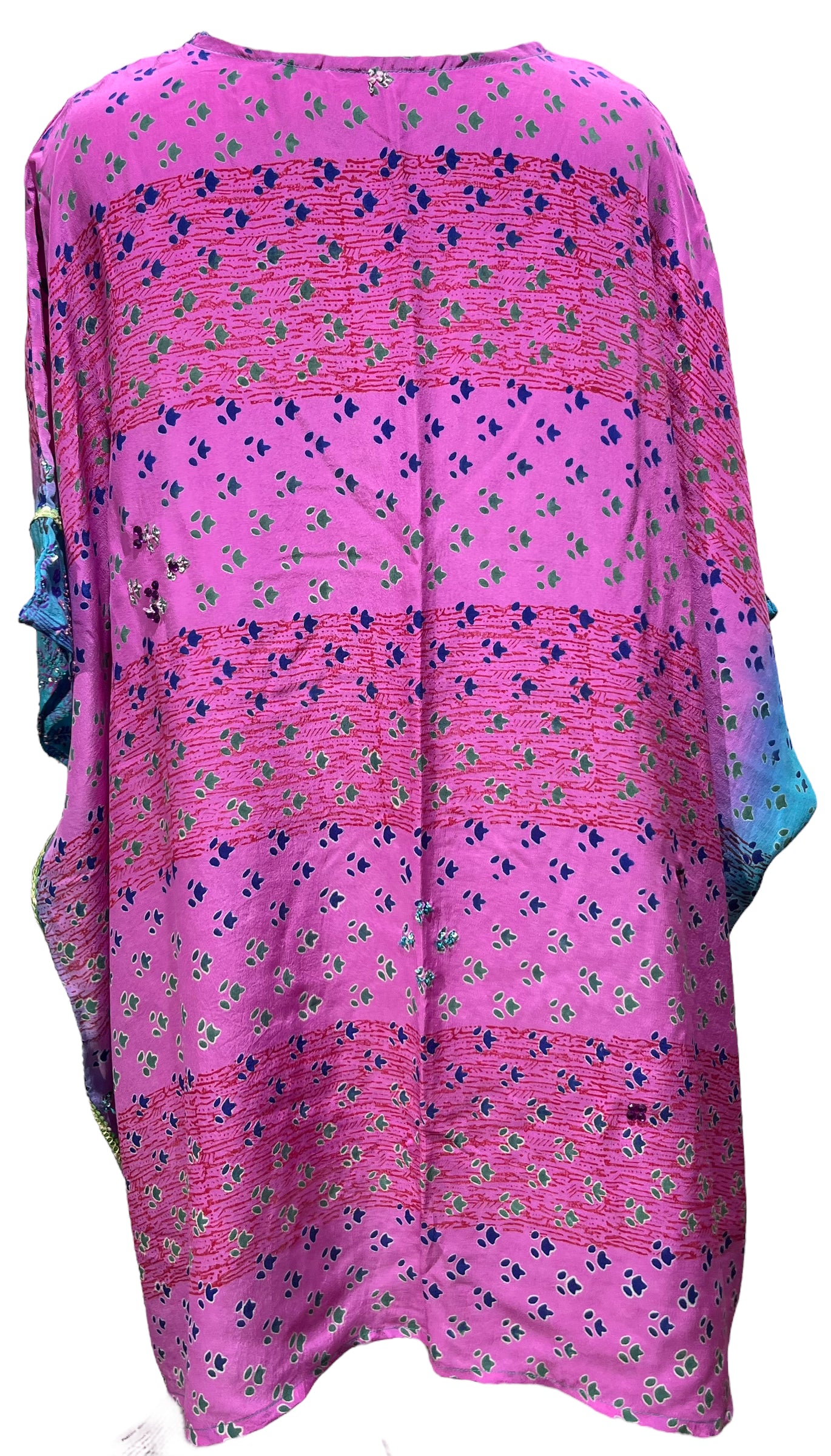 PRC5125 Avatar Pure Silk Short Kaftan Tunic