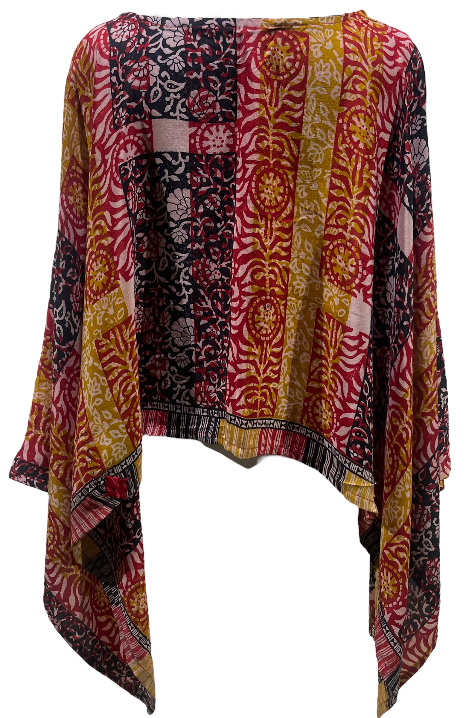 PRC5572 Avatar Pure Silk Capelet Poncho